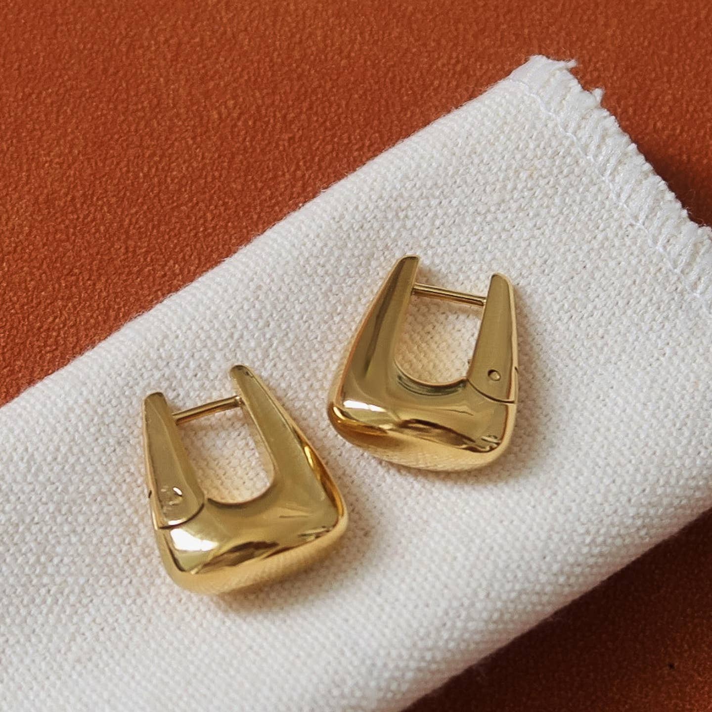 Cadance Geo Hoop Earrings