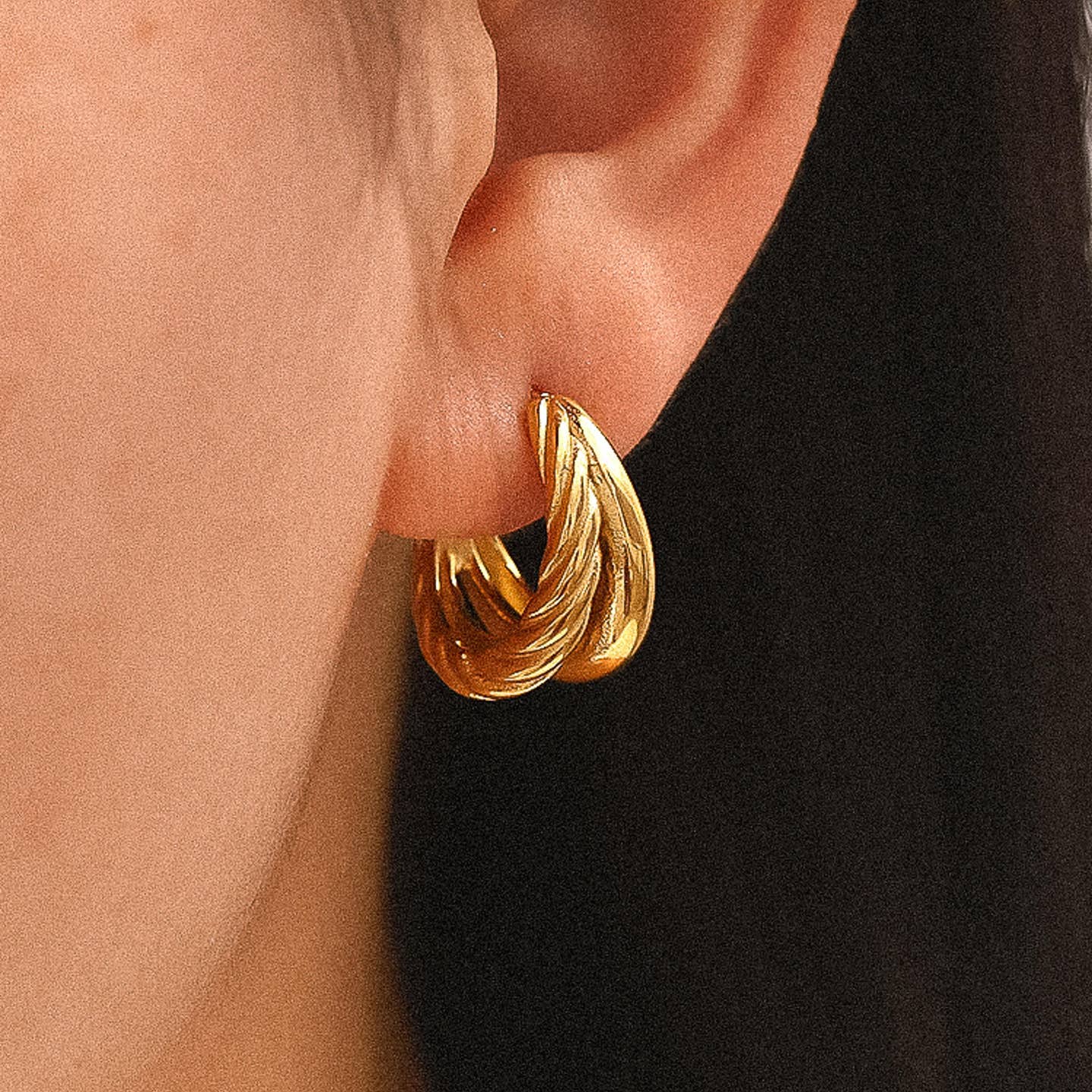 Ghislaine Hoop Earring