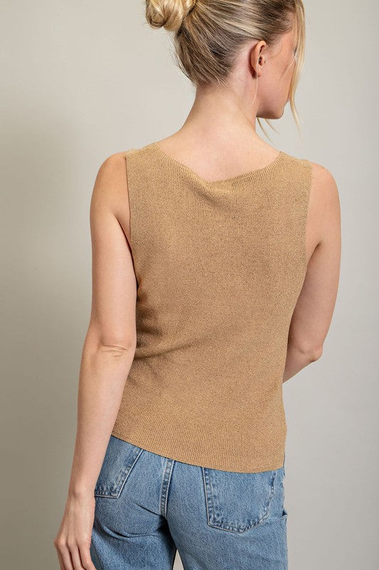 Goldie Glitter Tank