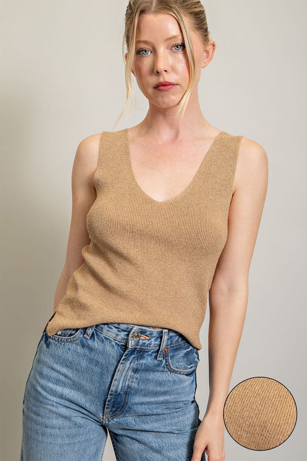 Goldie Glitter Tank