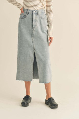 Mia Denim Midi Skirt