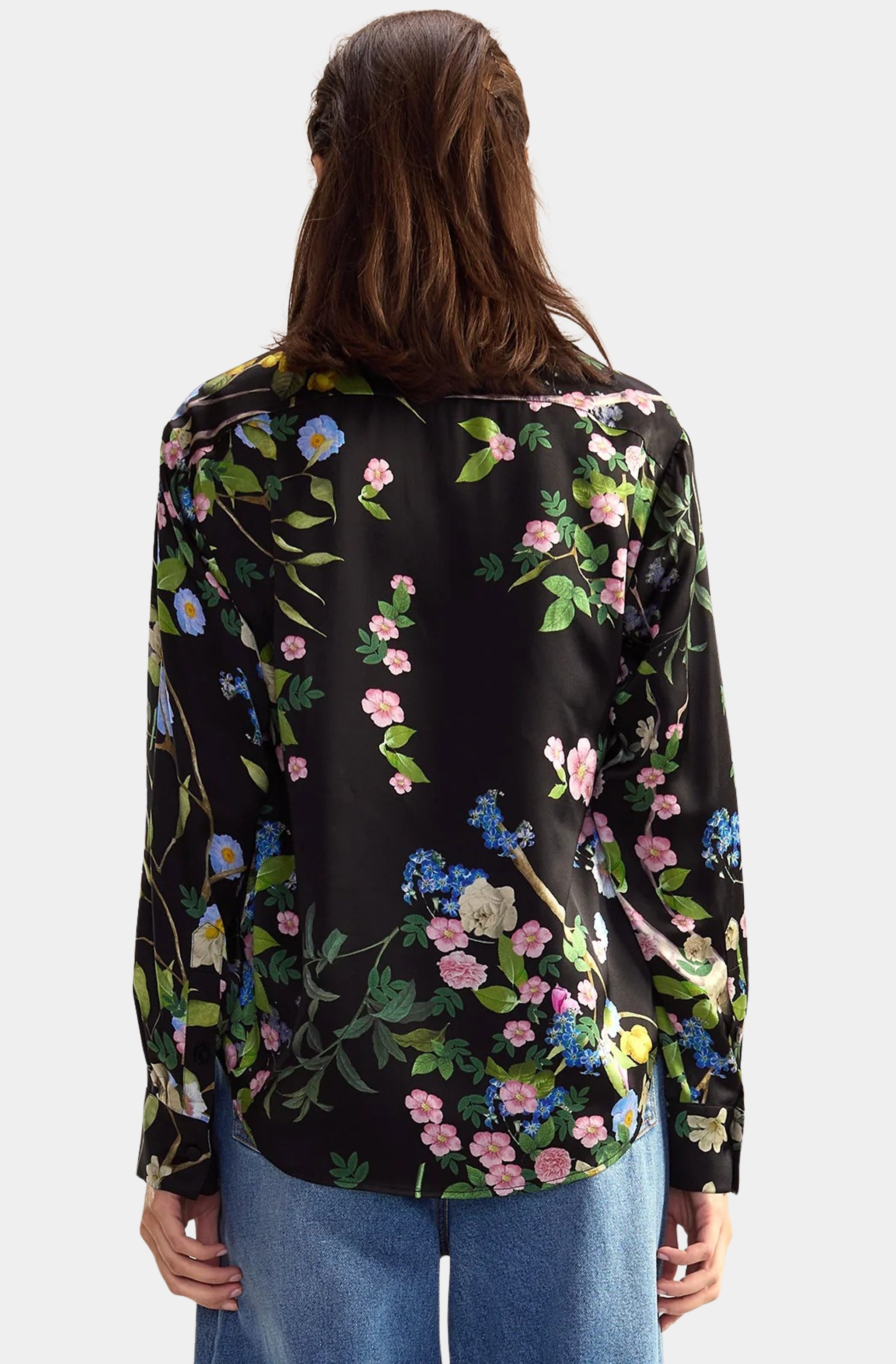 Silk Button Up Shirt