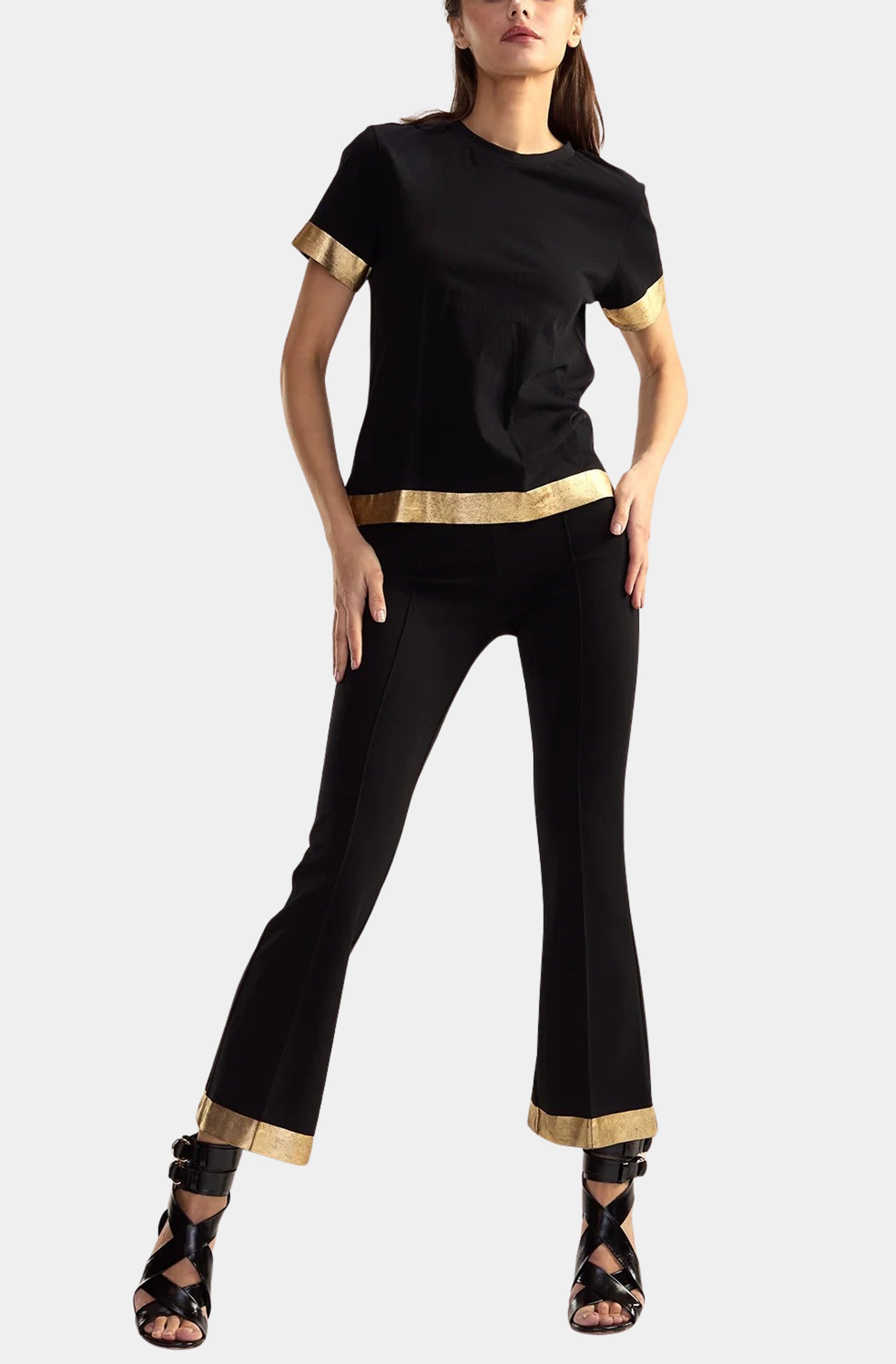 Foil Hem Tee
