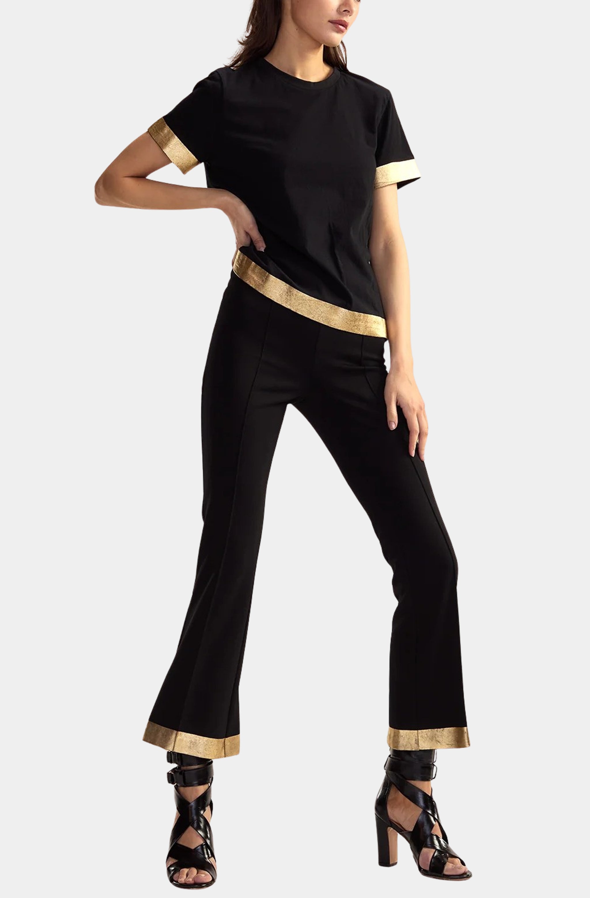 Foil Hem Tee