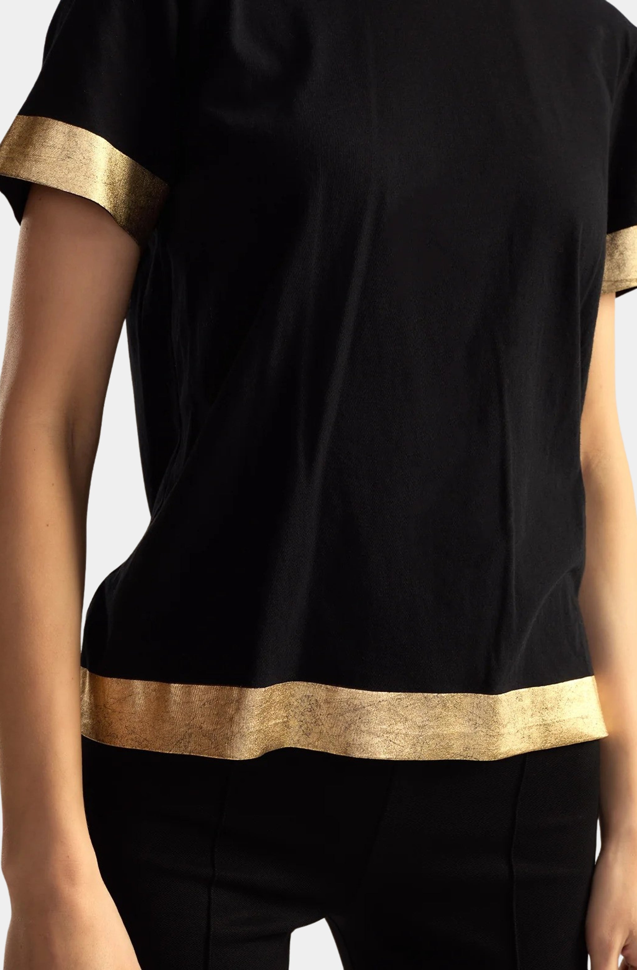 Foil Hem Tee