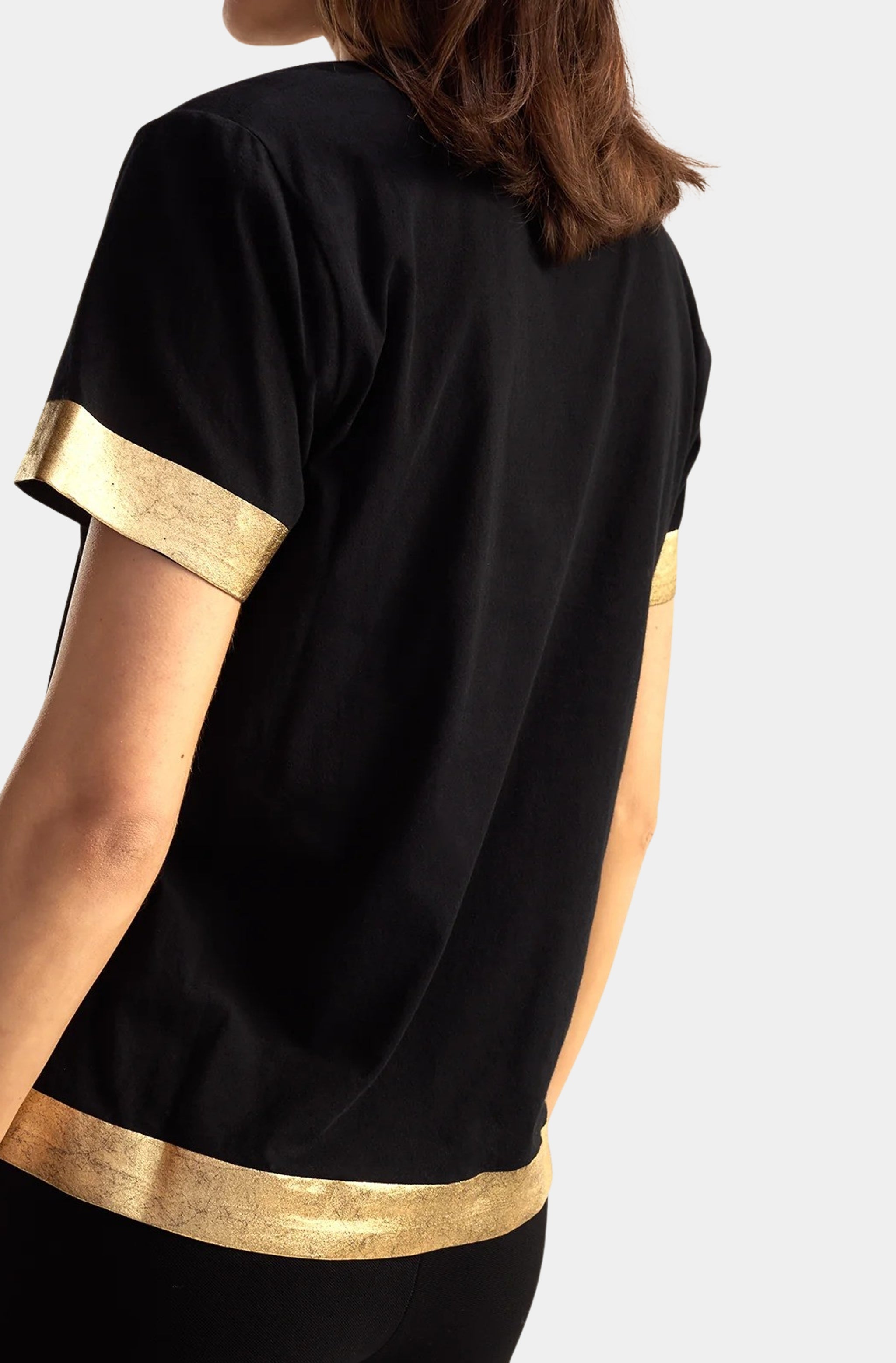 Foil Hem Tee