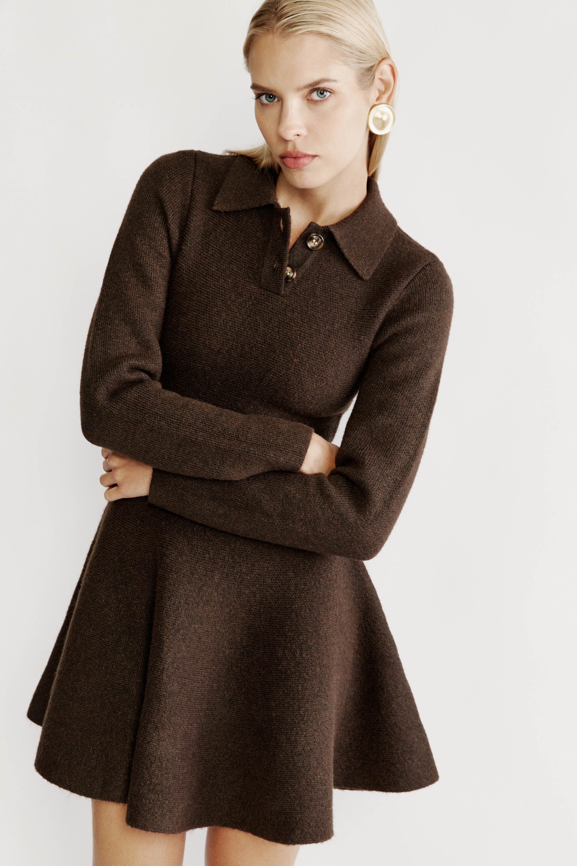 Lexter Mini Volume Knit Dress