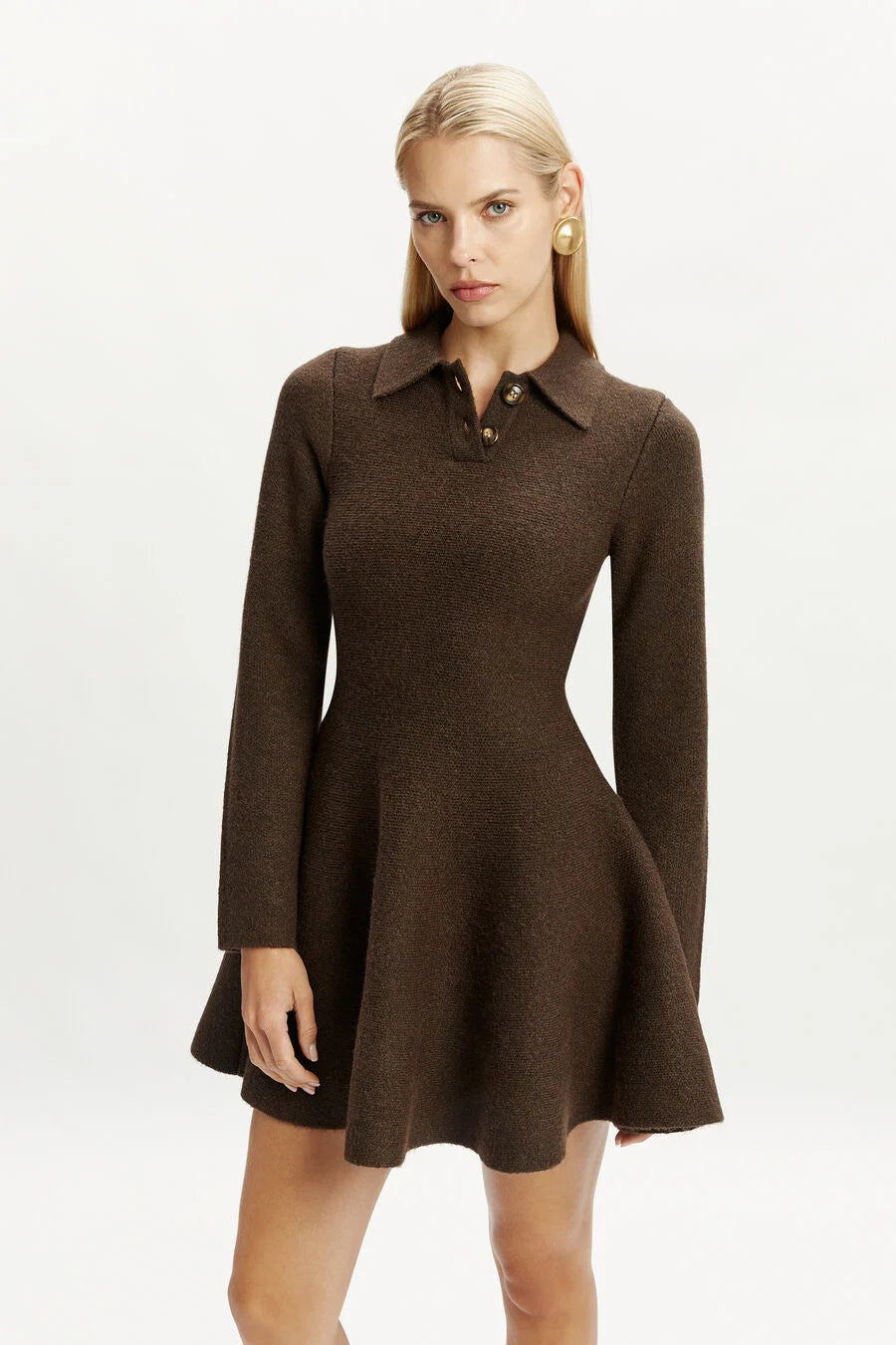 Lexter Mini Volume Knit Dress