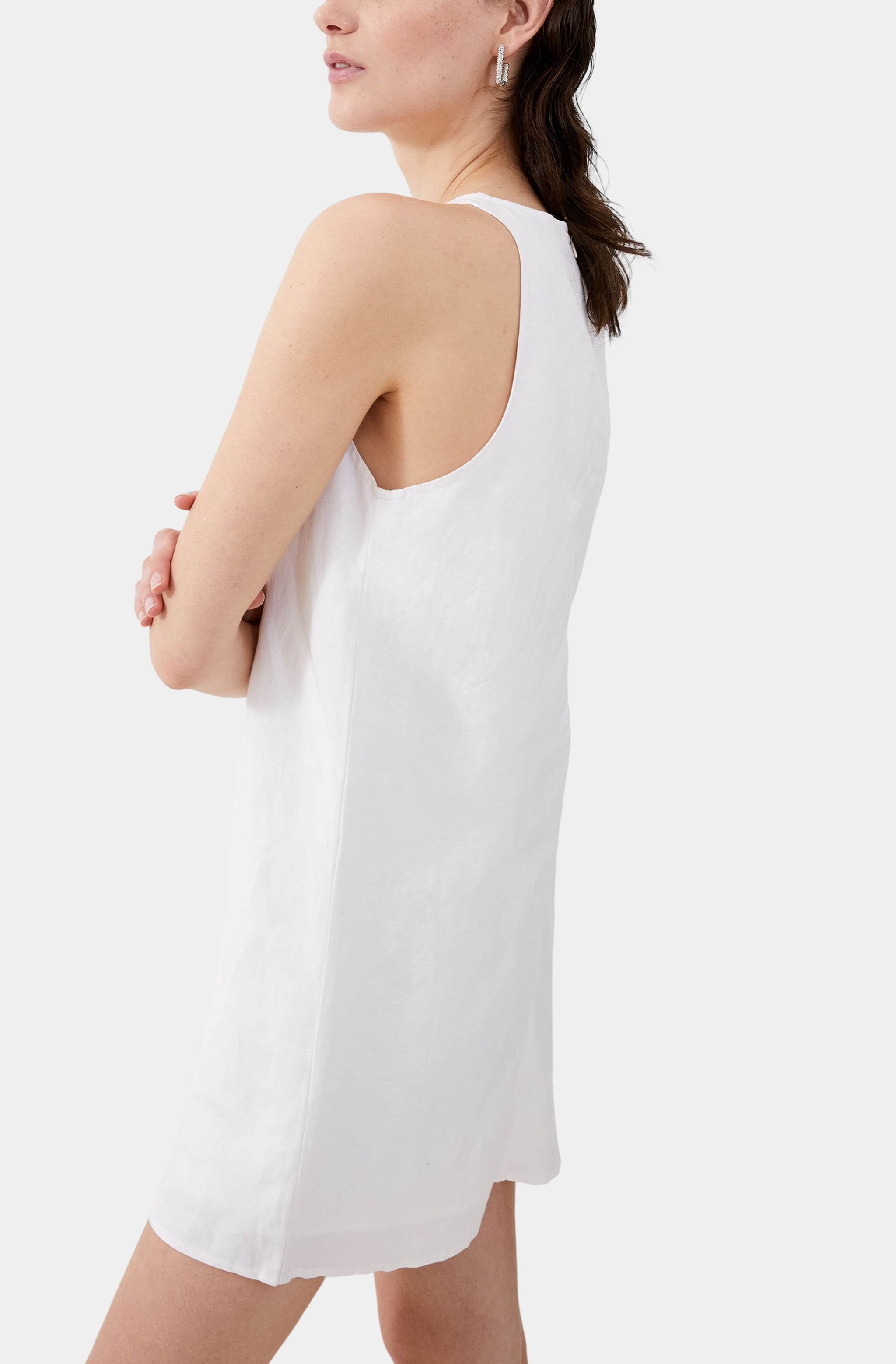 Birdie Linen Shift Dress