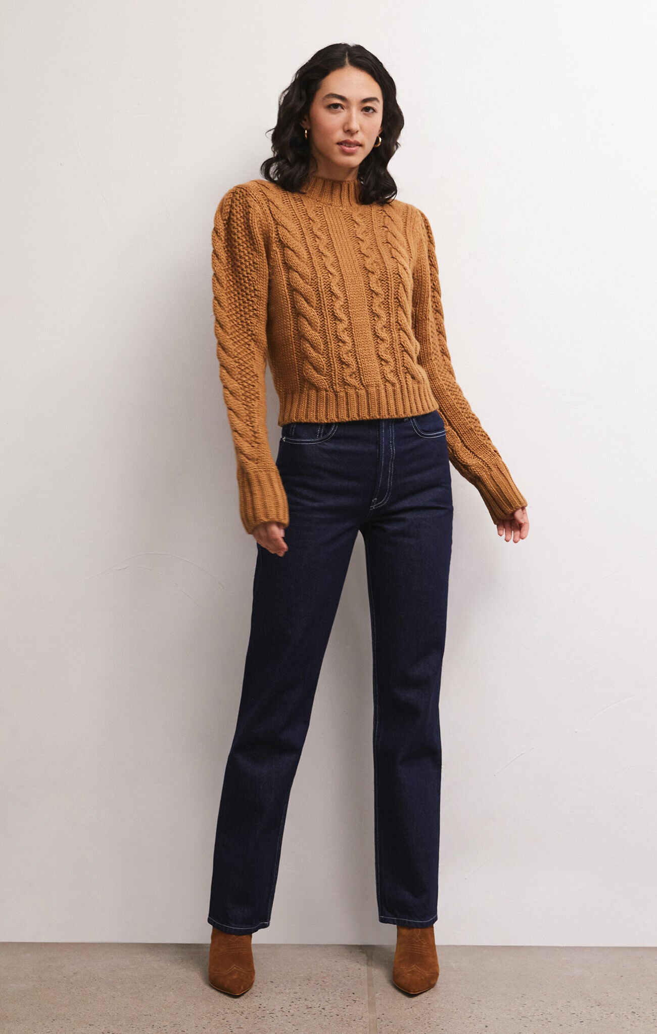 Catya Mock Neck Sweater