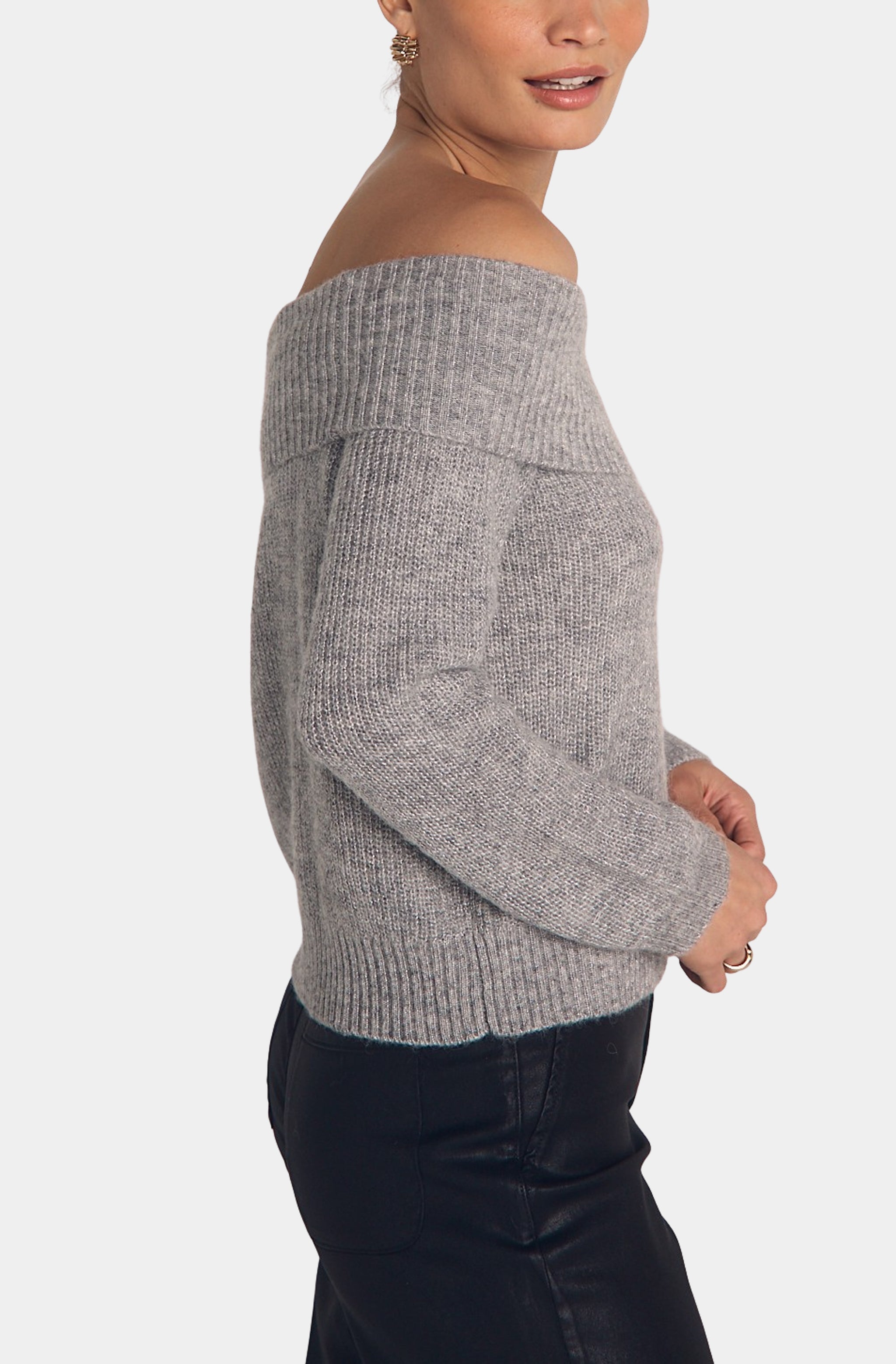 Off Shoulder Sweater