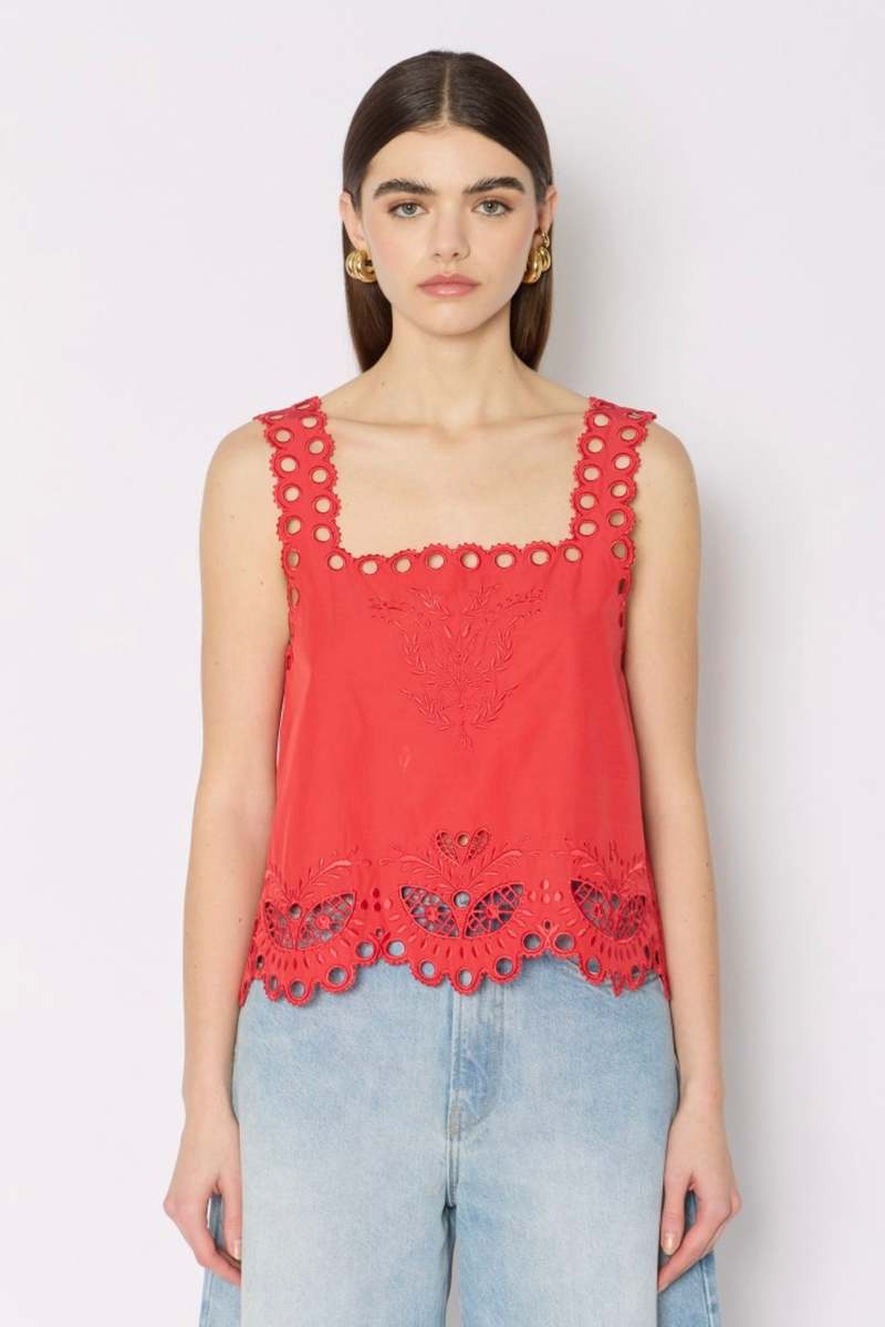 Tista Embroidred Tank