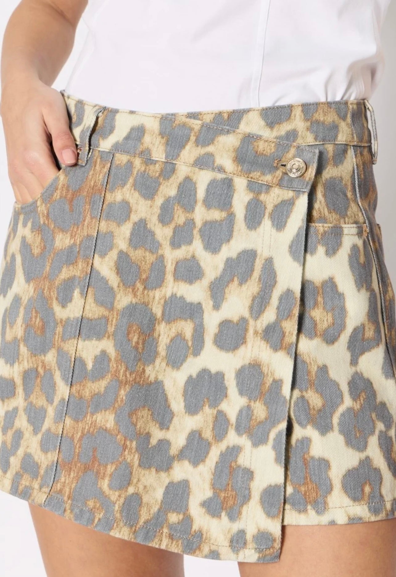 Jery Leopard Skort
