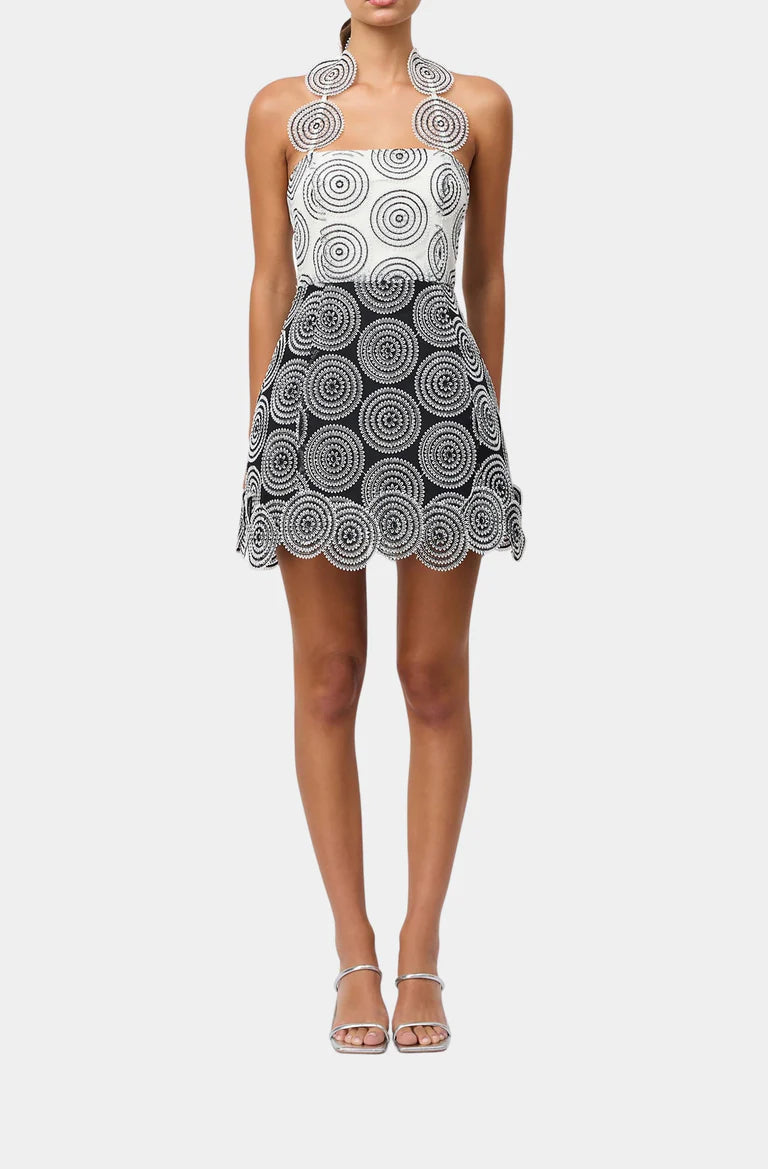 Lia Fit & Flare Halter Mini