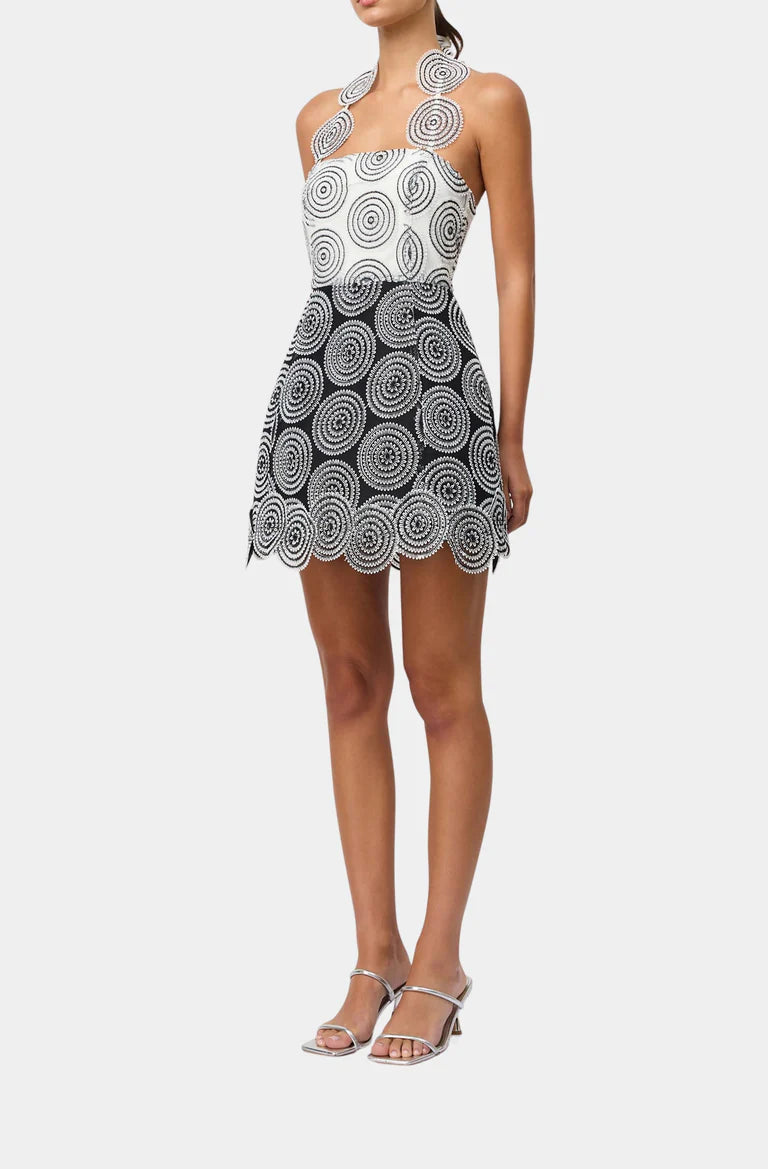 Lia Fit & Flare Halter Mini