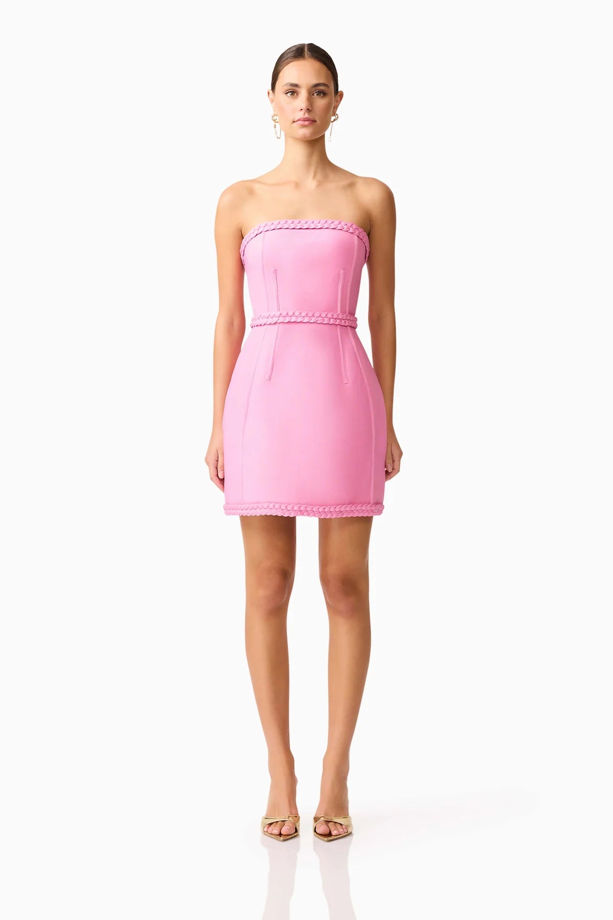 Coralene Strapless Mini Dress
