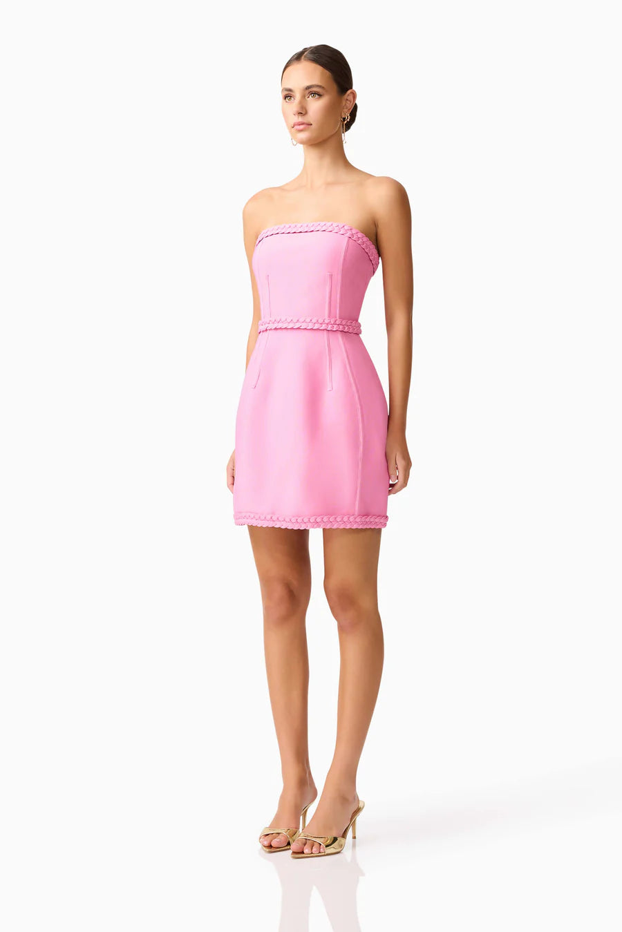 Coralene Strapless Mini Dress