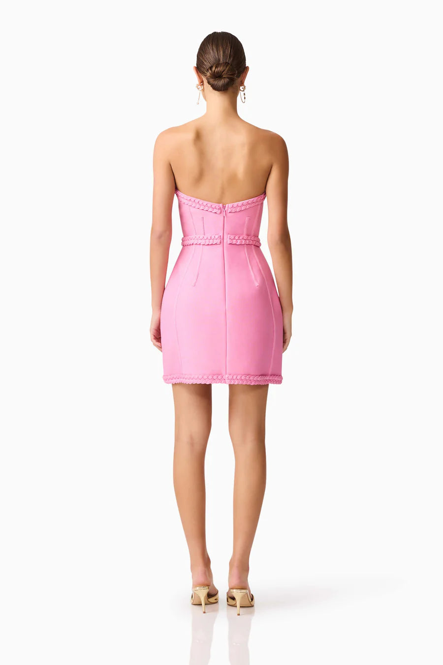 Coralene Strapless Mini Dress