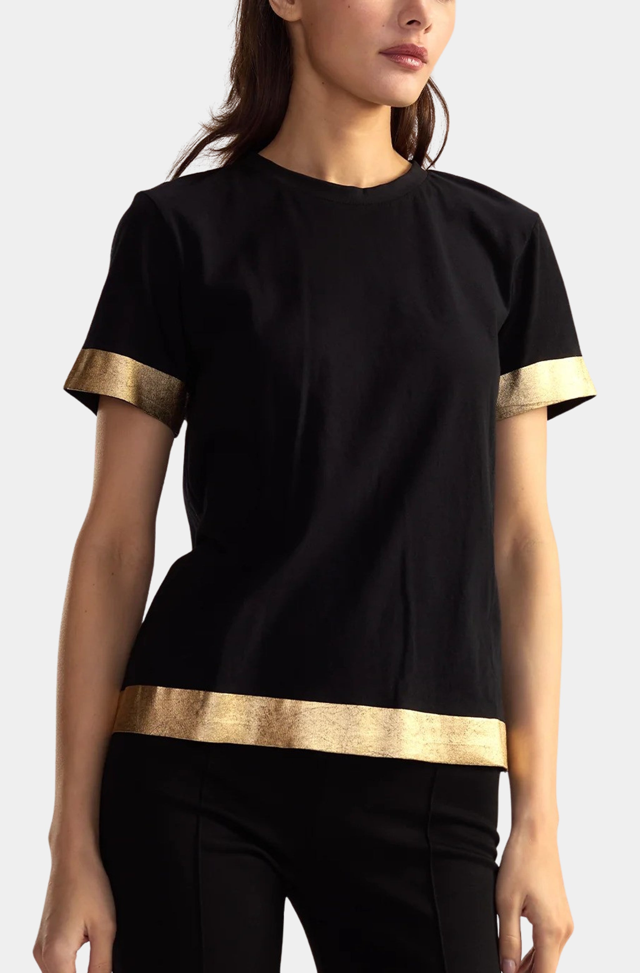 Foil Hem Tee