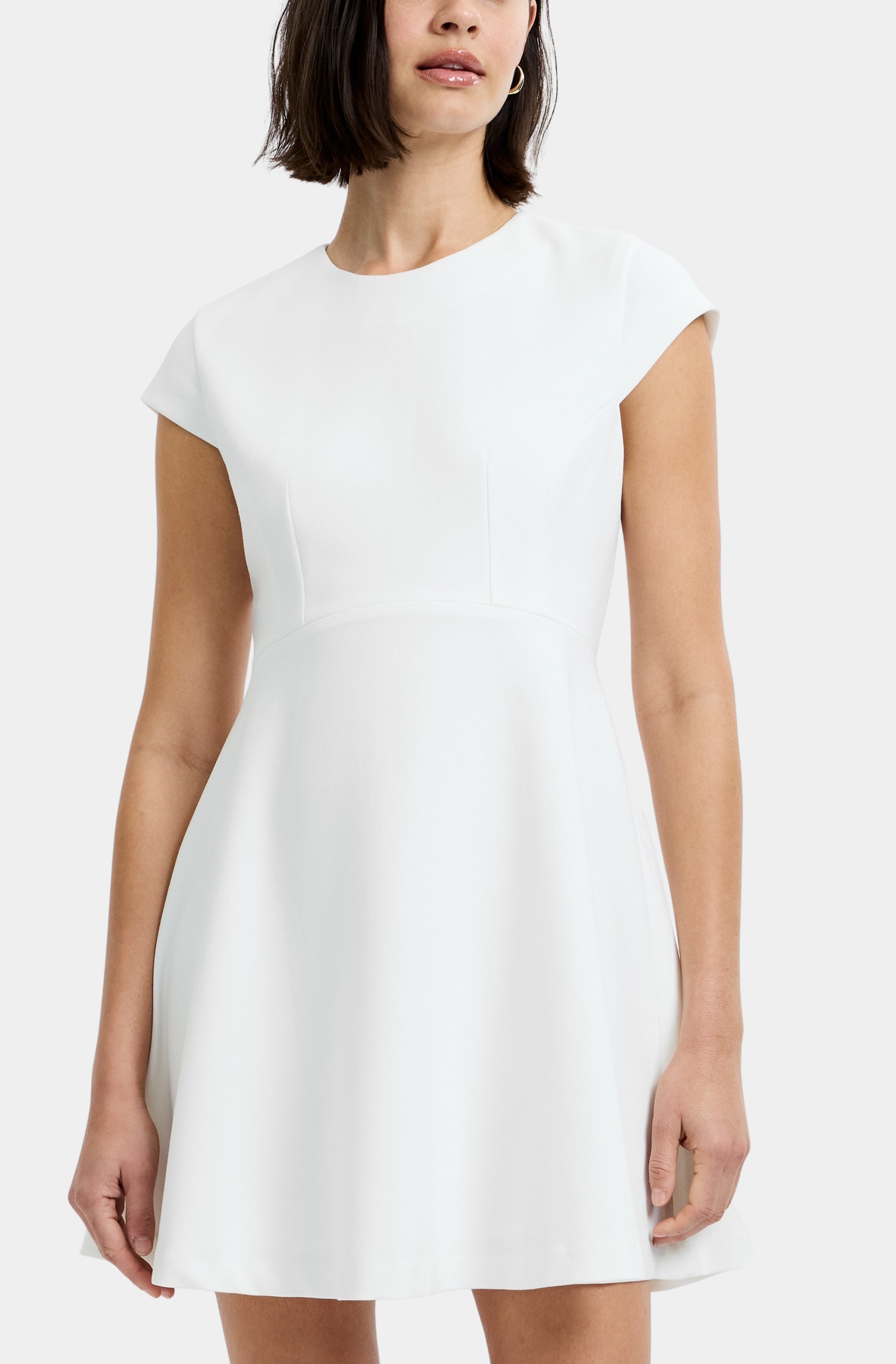 Whisper Cap Sleeve Mini Dress  Hemline Towne Center