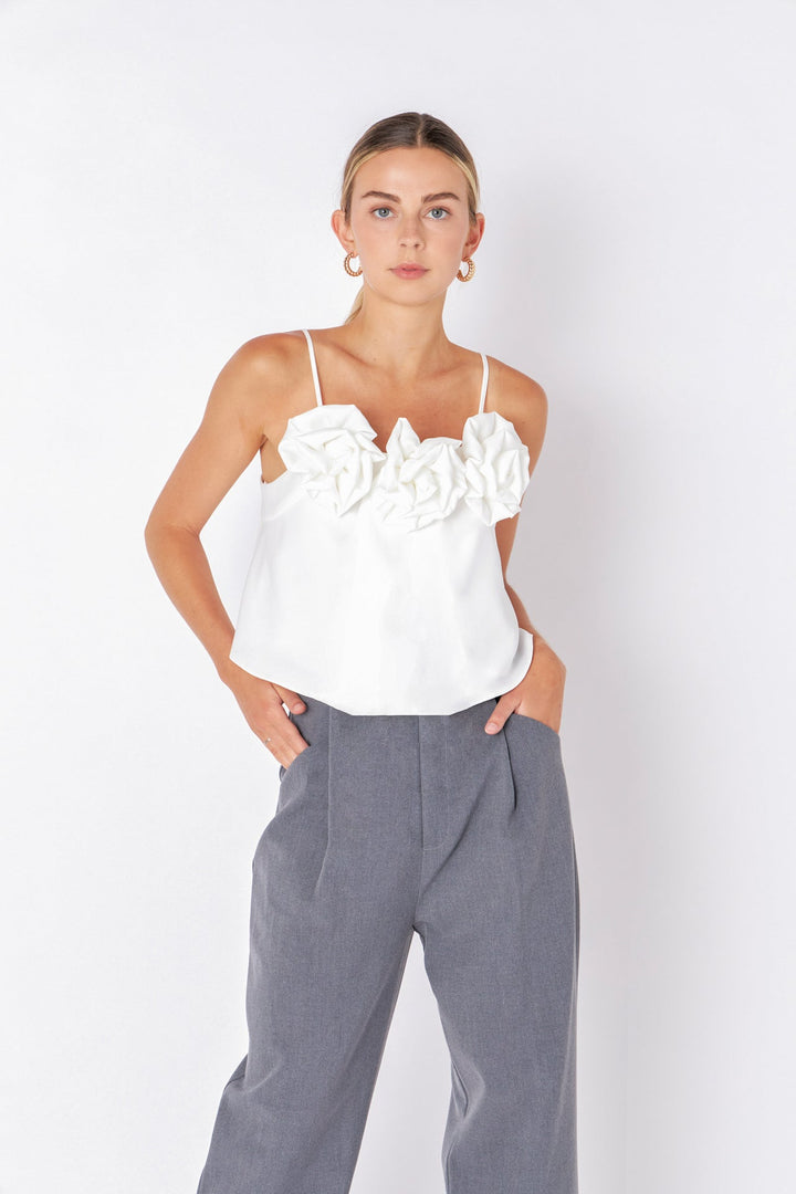 Corsage Bow Tank
