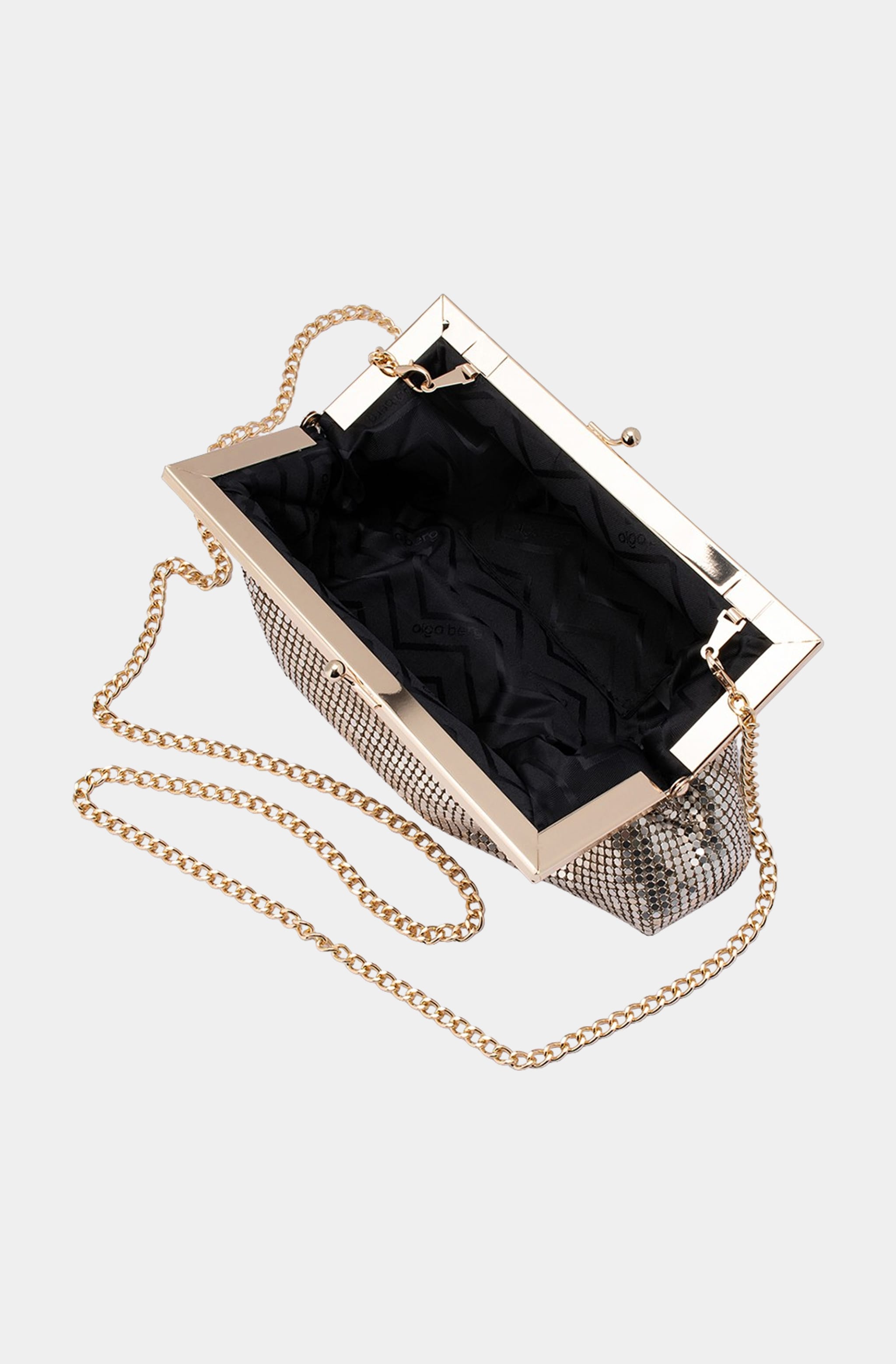Zara Mesh Frame Clutch