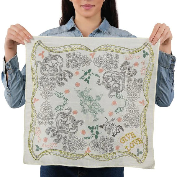Embroidered Bandana