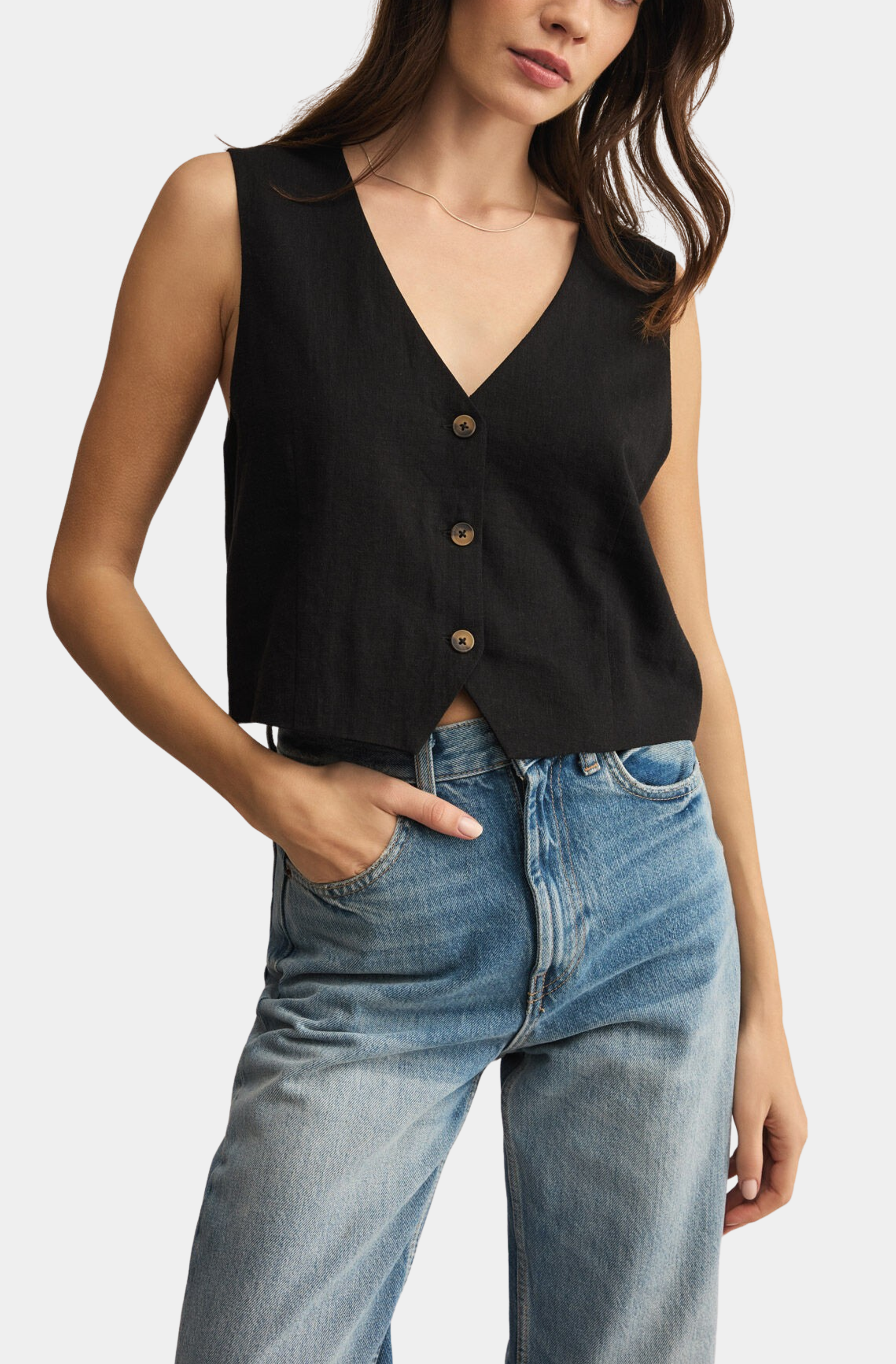 Marta Linen Vest