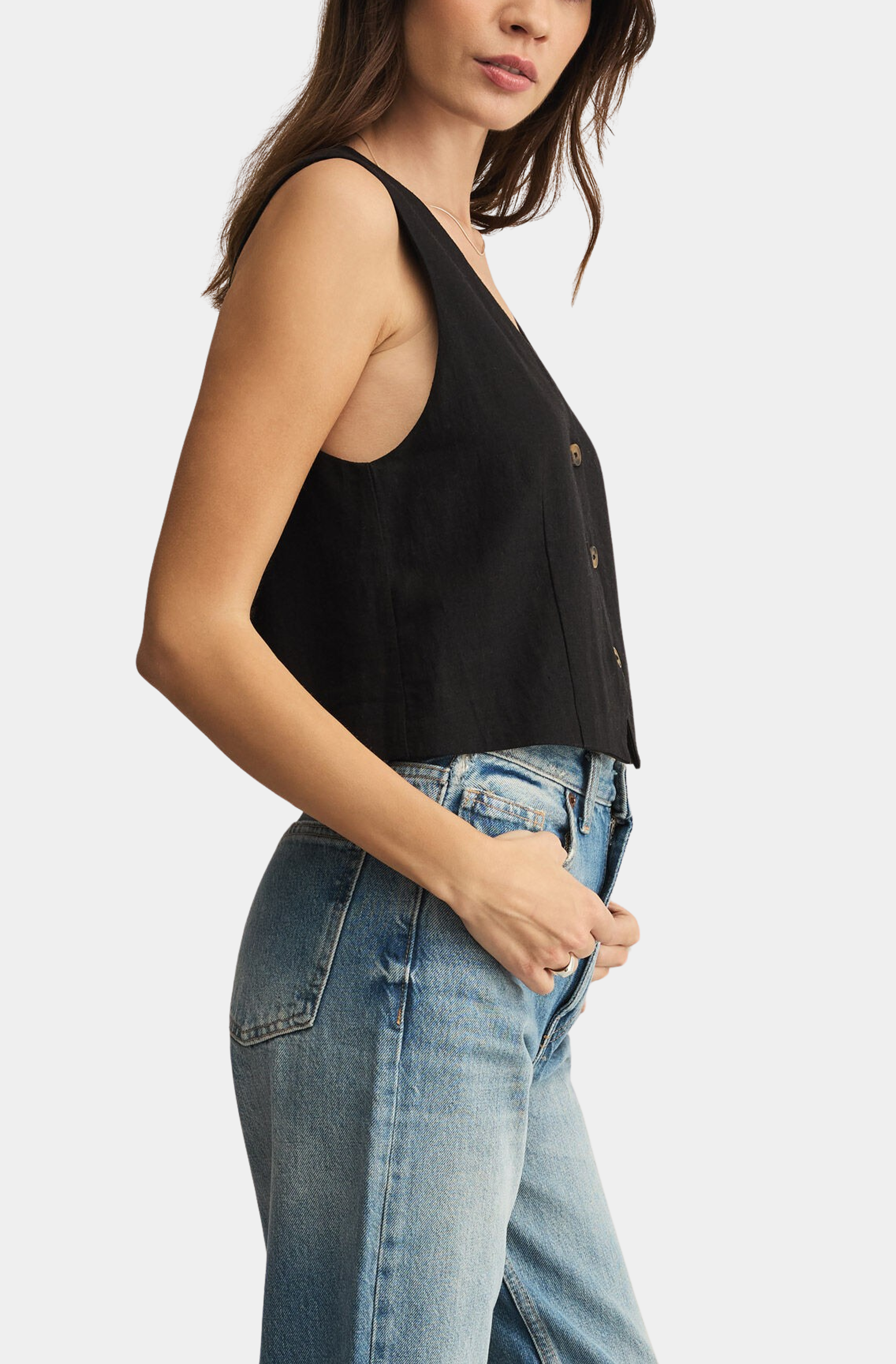 Marta Linen Vest