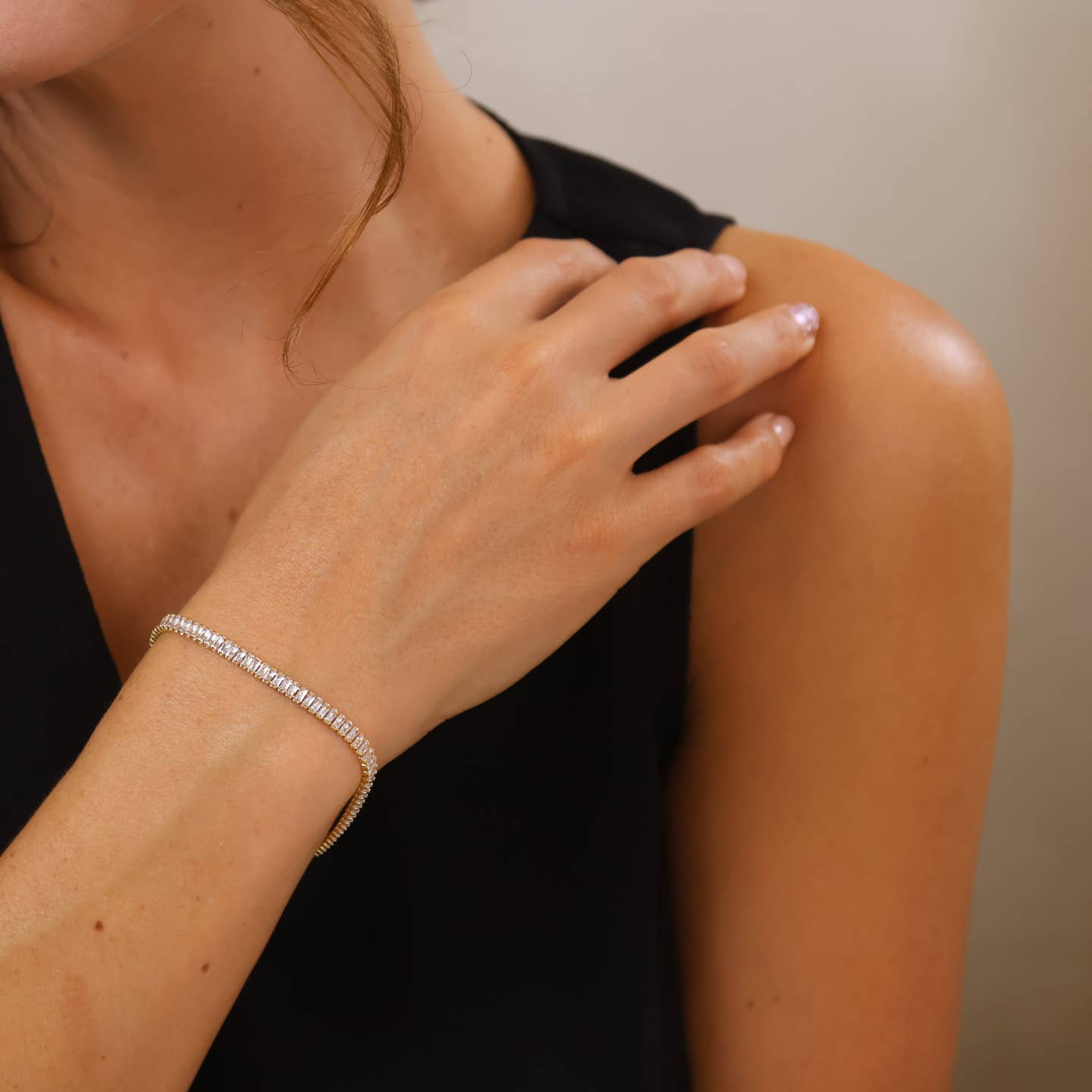 Dani Baguette CZ Bracelet