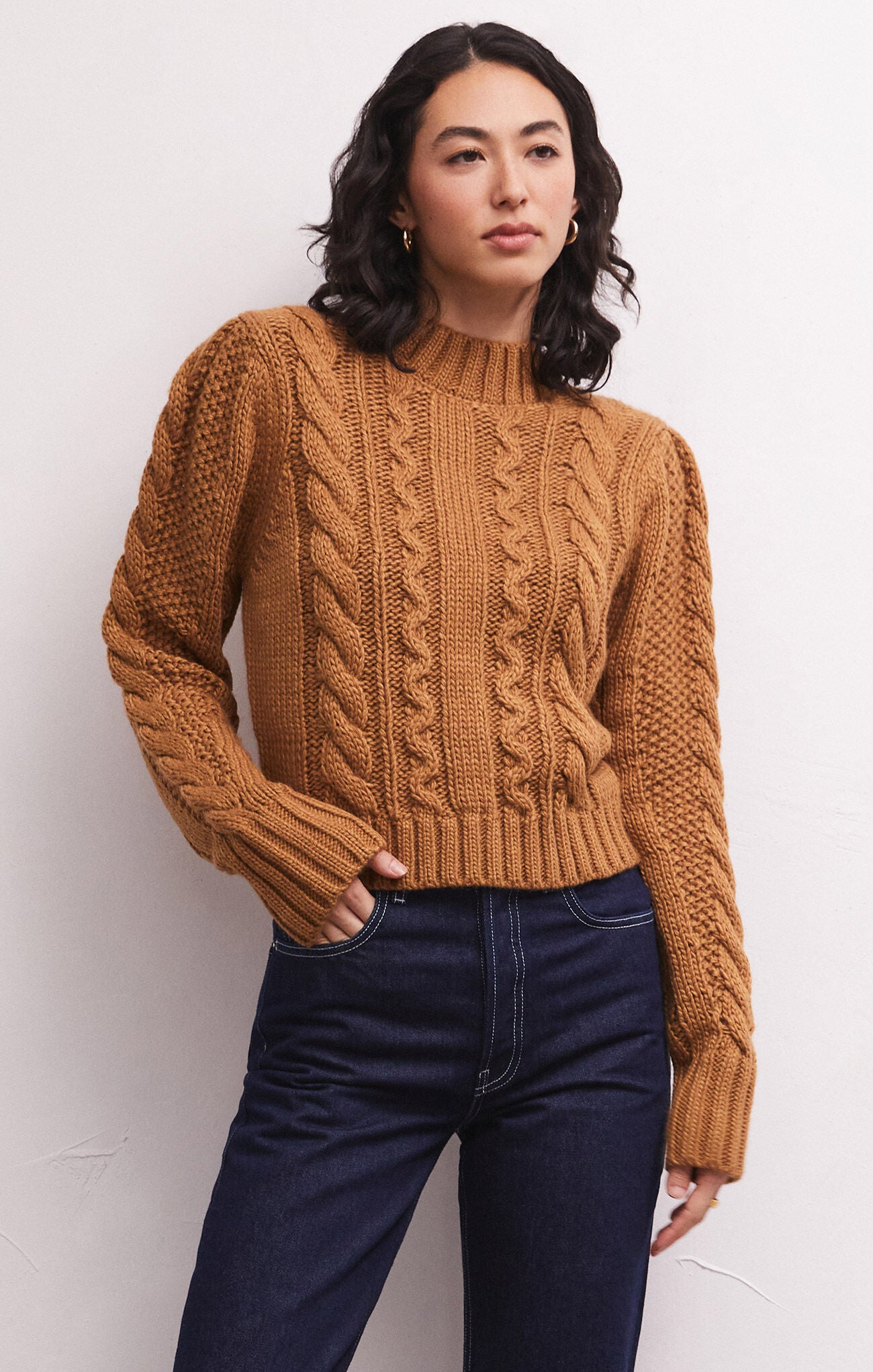 Catya Mock Neck Sweater