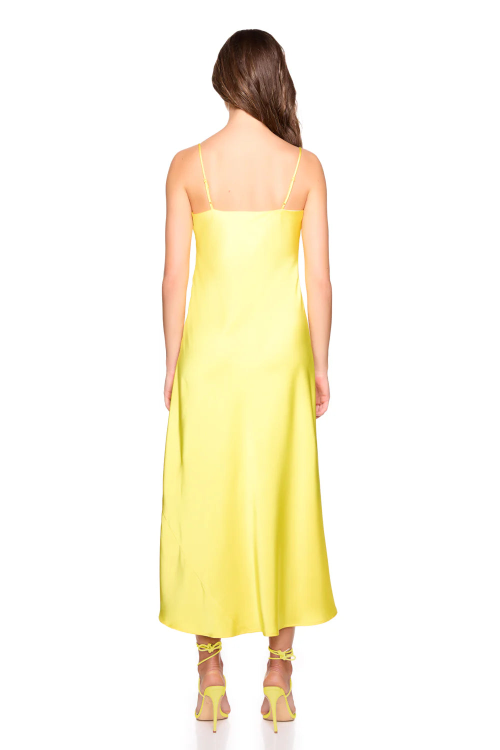 Satin Bias Cut Slip Dress