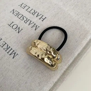 Gold Metal Hair Tie
