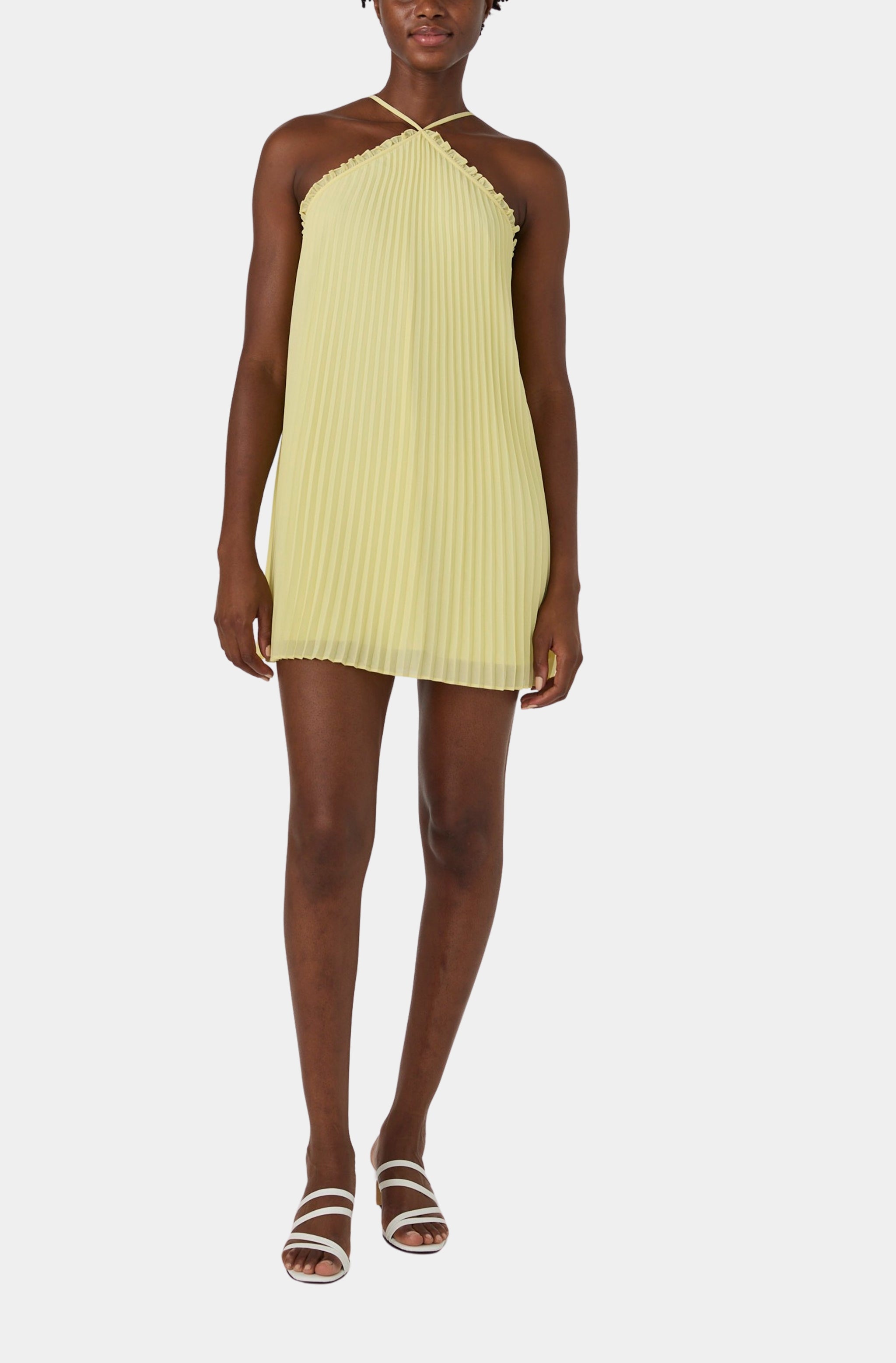 Sunburst Halter Dress