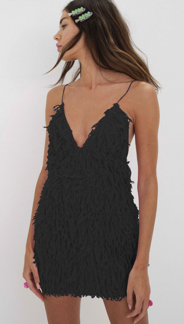 Kamara Black Mini Dress