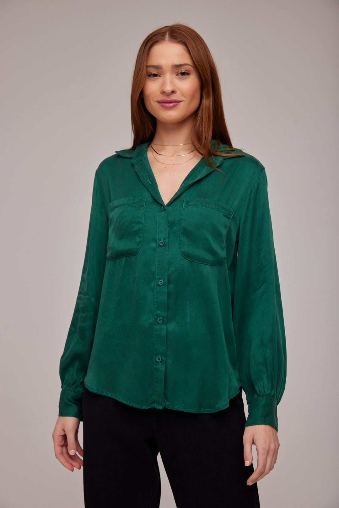 Two Pocket Bishop Sleeve Shirt