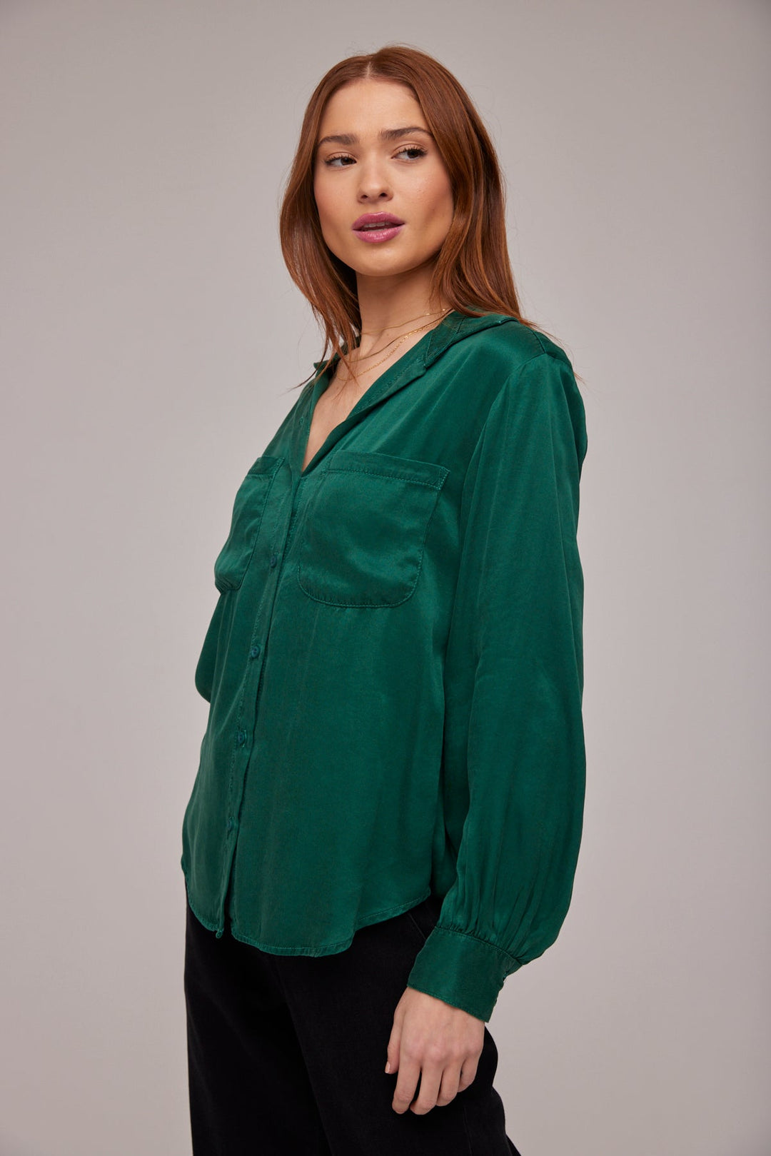 Two Pocket Bishop Sleeve Shirt
