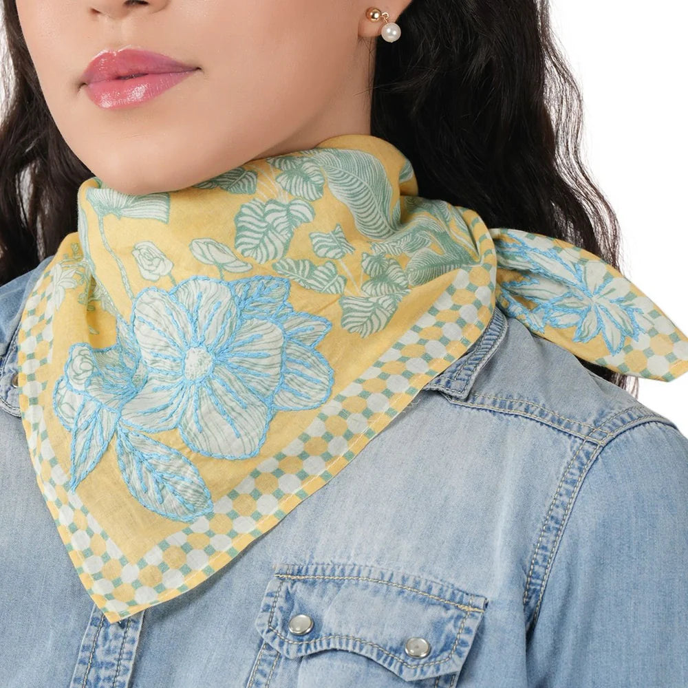 Embroidered Bandana