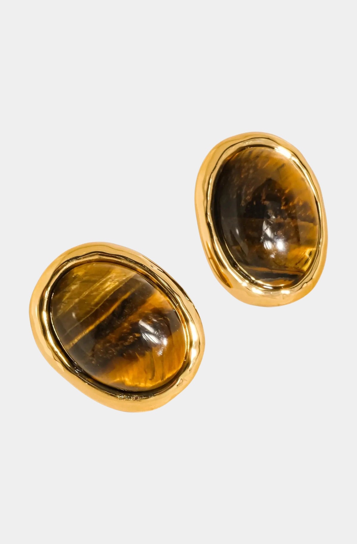 Dahlia Vintage Natural Stone Earrings