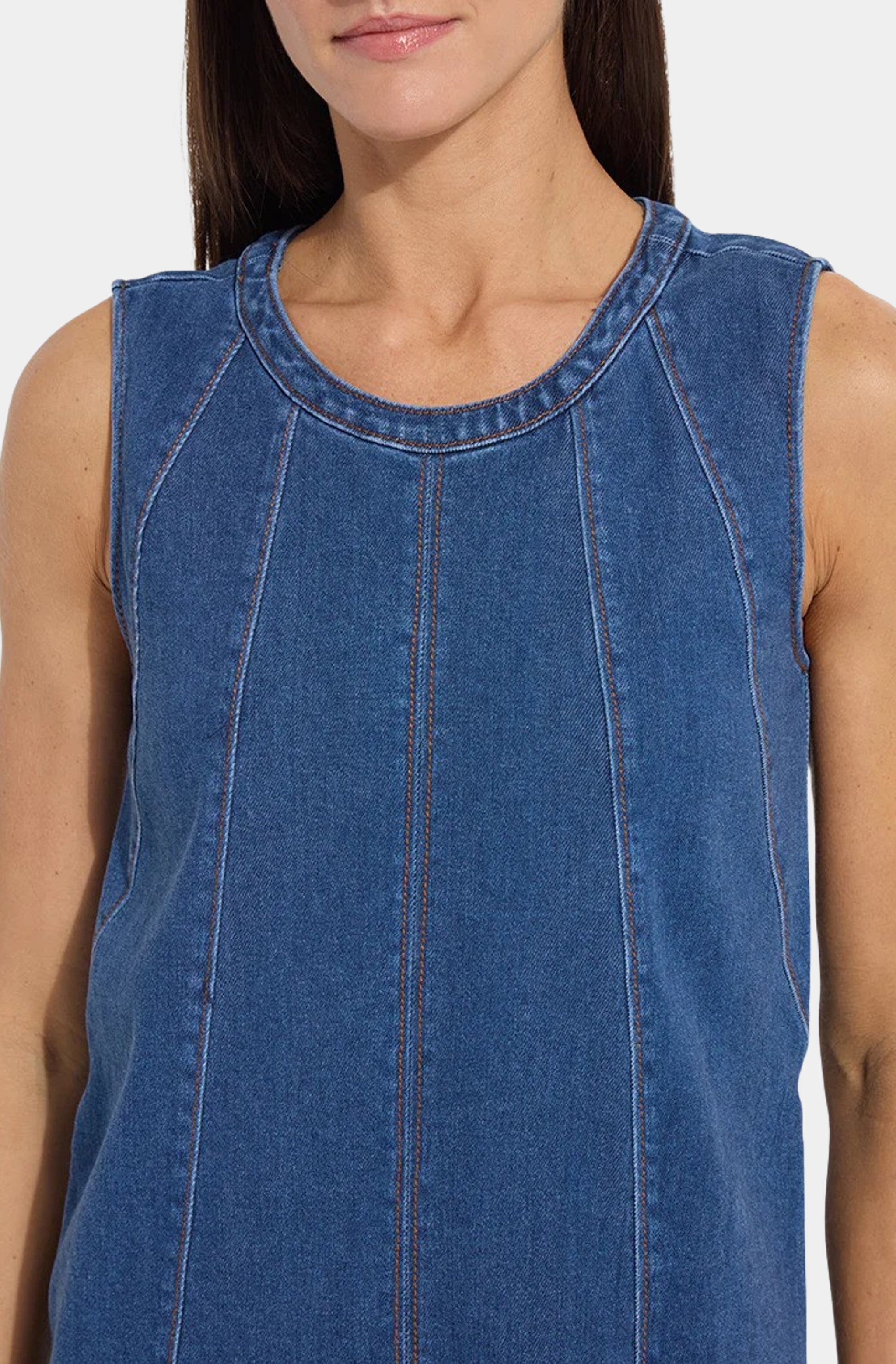 Irabella Fringed Denim Top