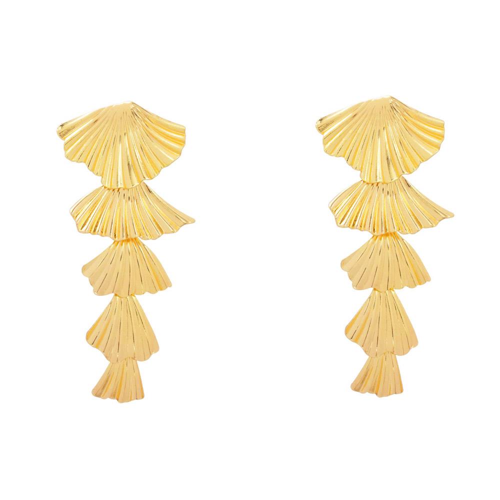 Fan Drop Earrings