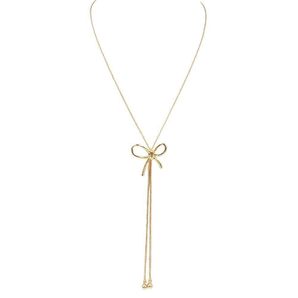 Bow Bolo Necklace