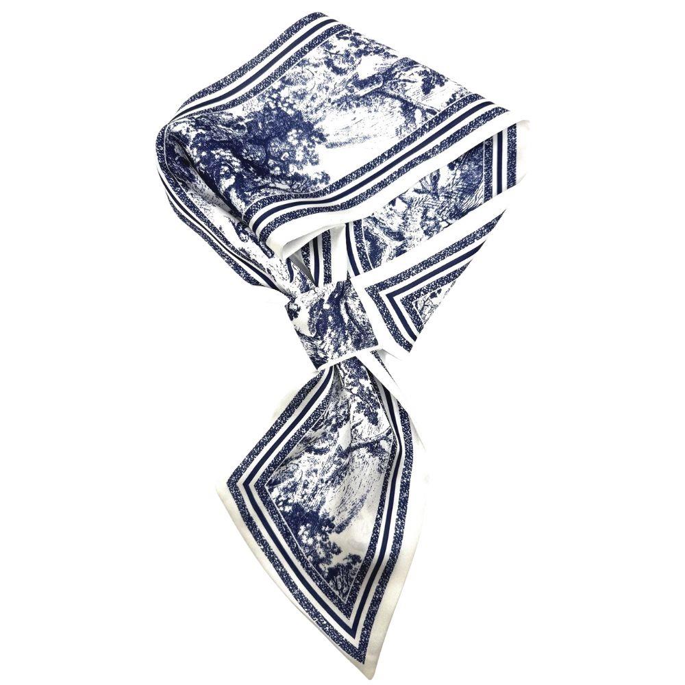 Toile Print Twilly Scarf