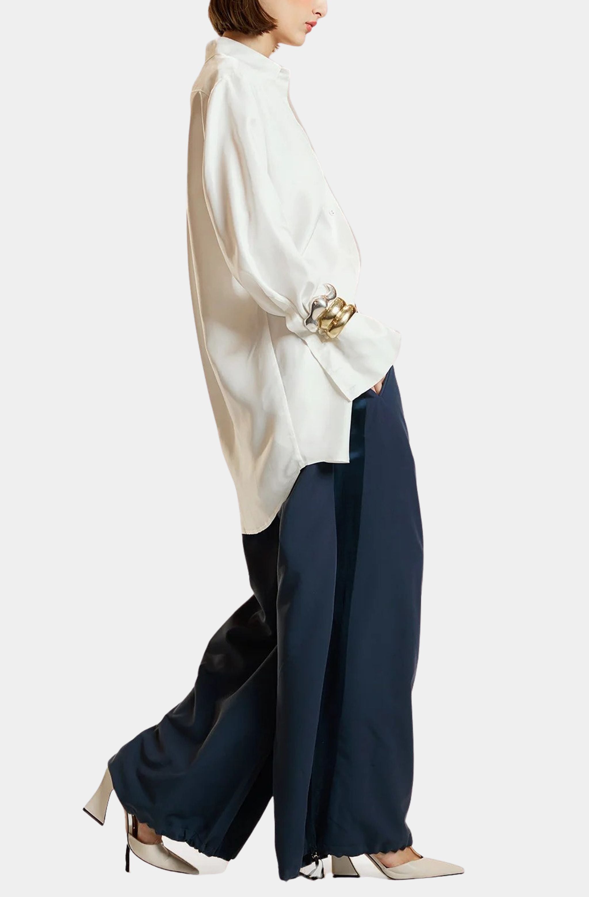 Collectible Silk Shirt Dress