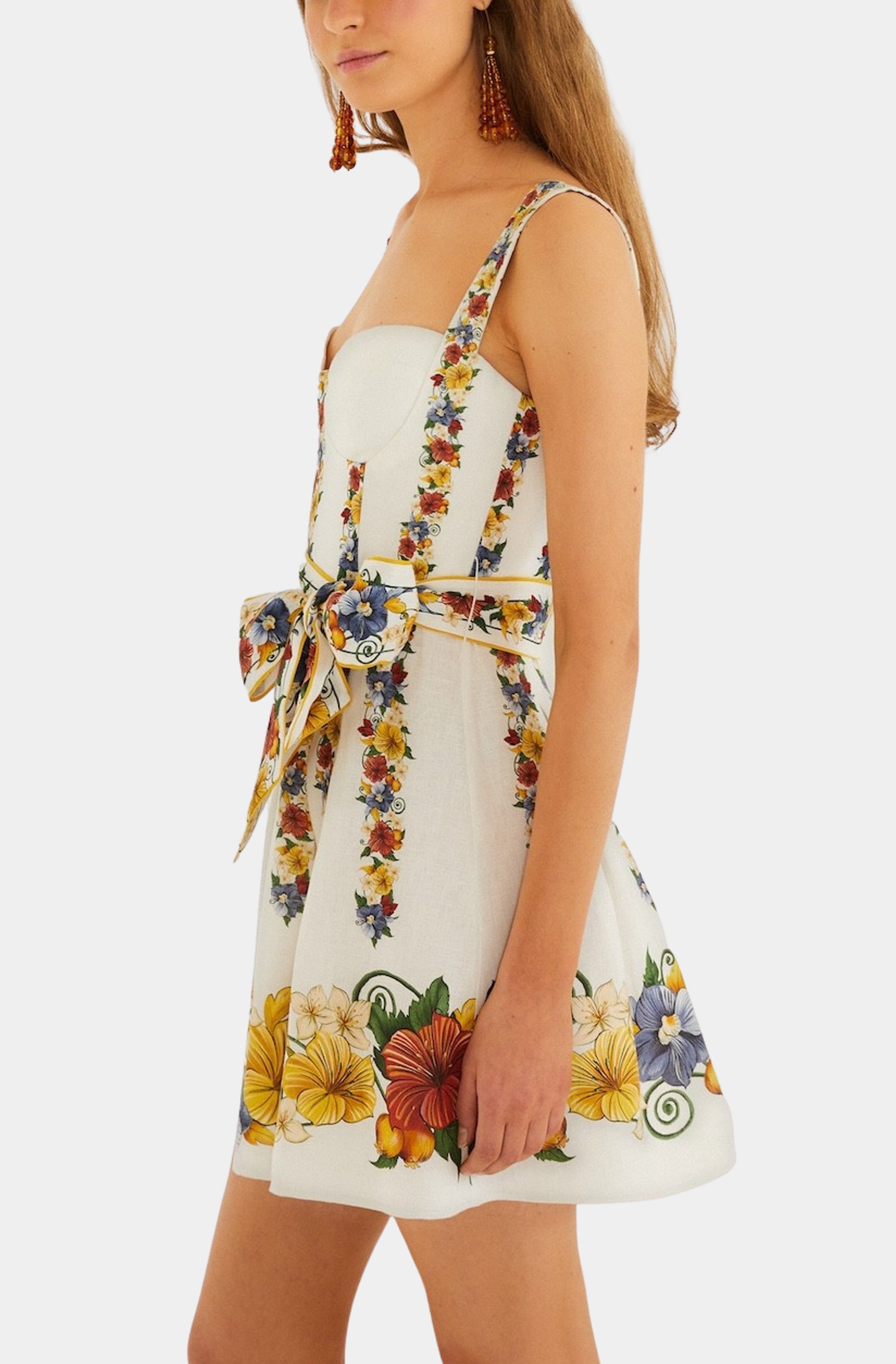 Tropi Off-White Mini Dress