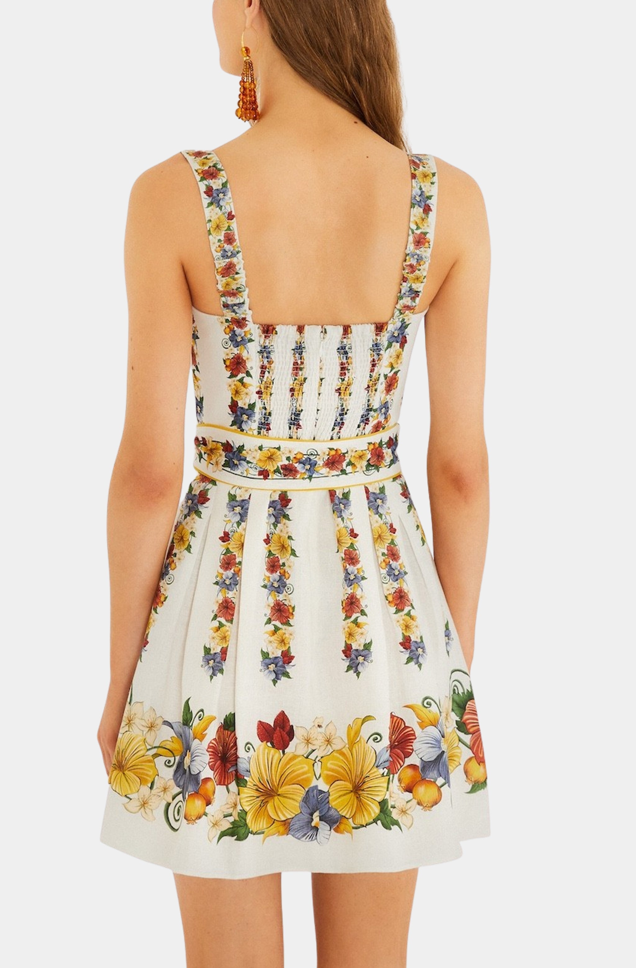 Tropi Off-White Mini Dress