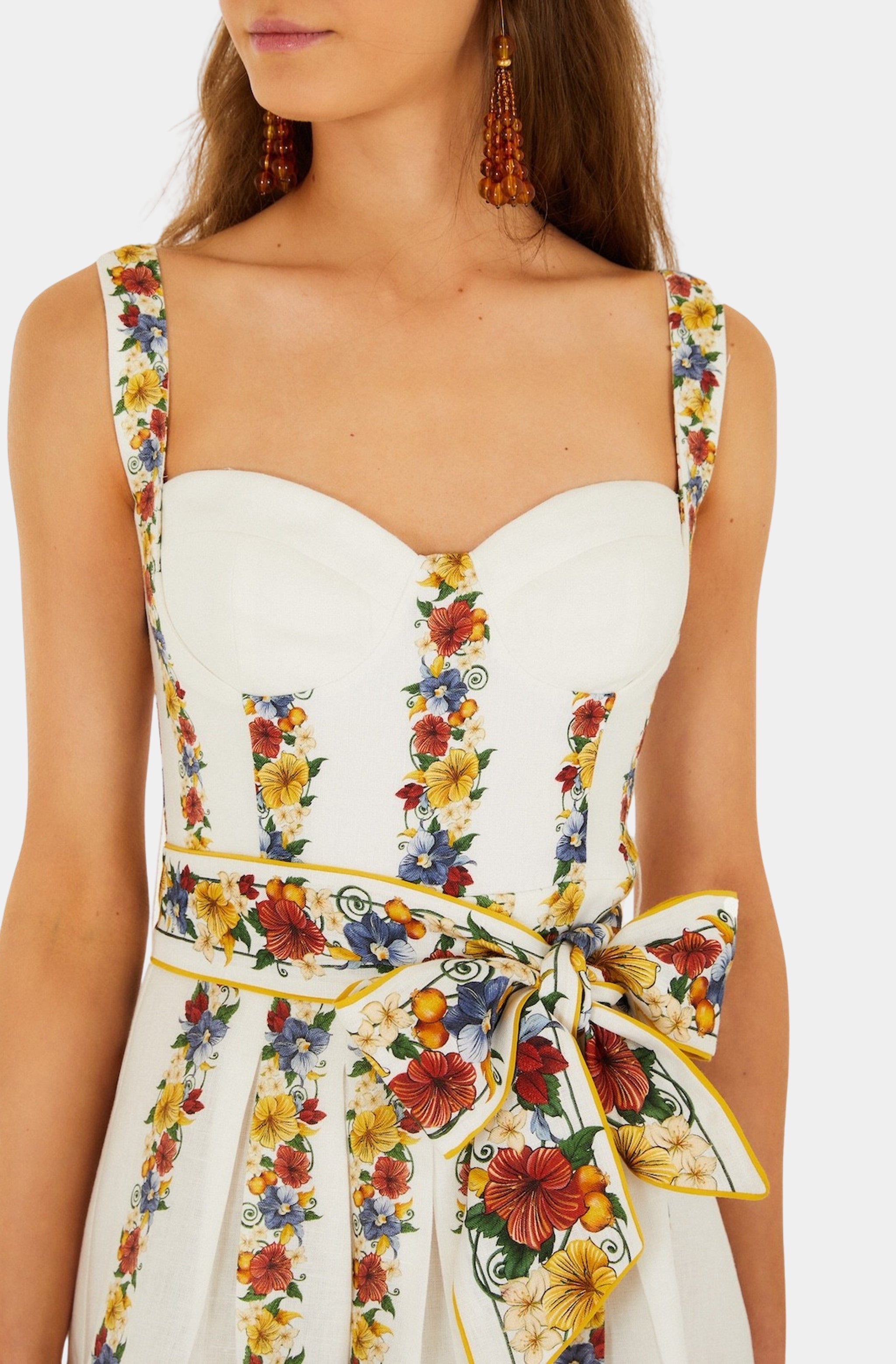 Tropi Off-White Mini Dress