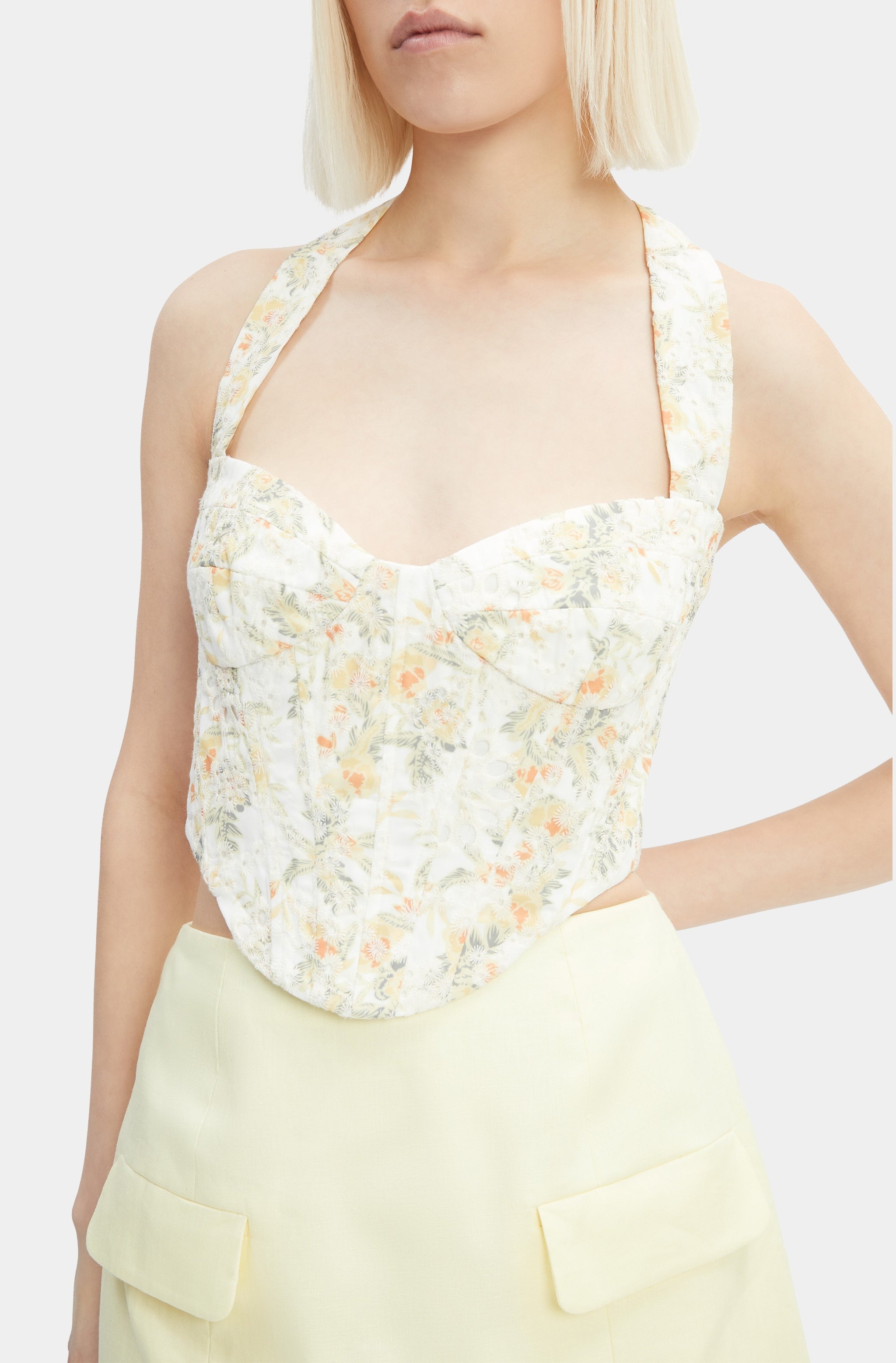 Pollie Halter Corset Top