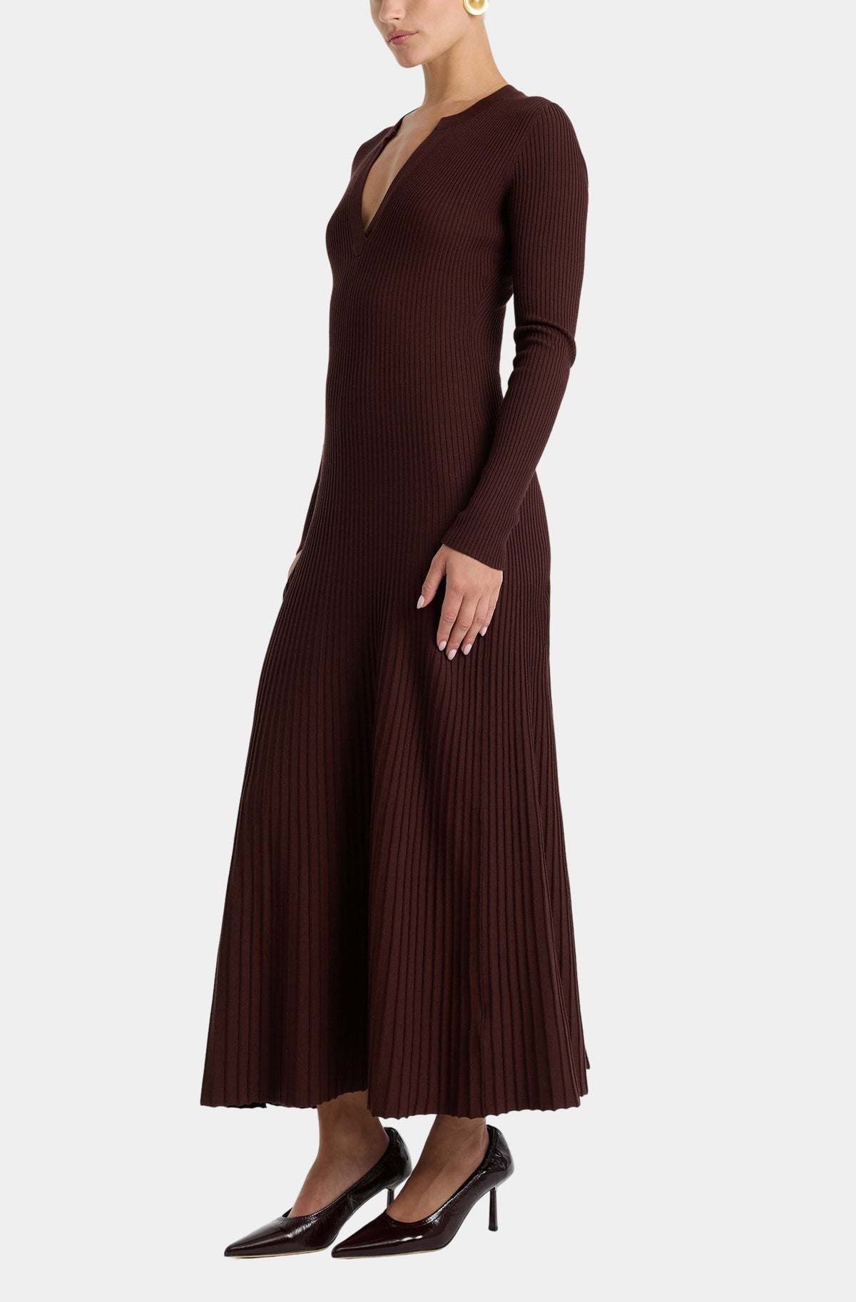 PRE ORDER: Hattie Knit Midi Dress