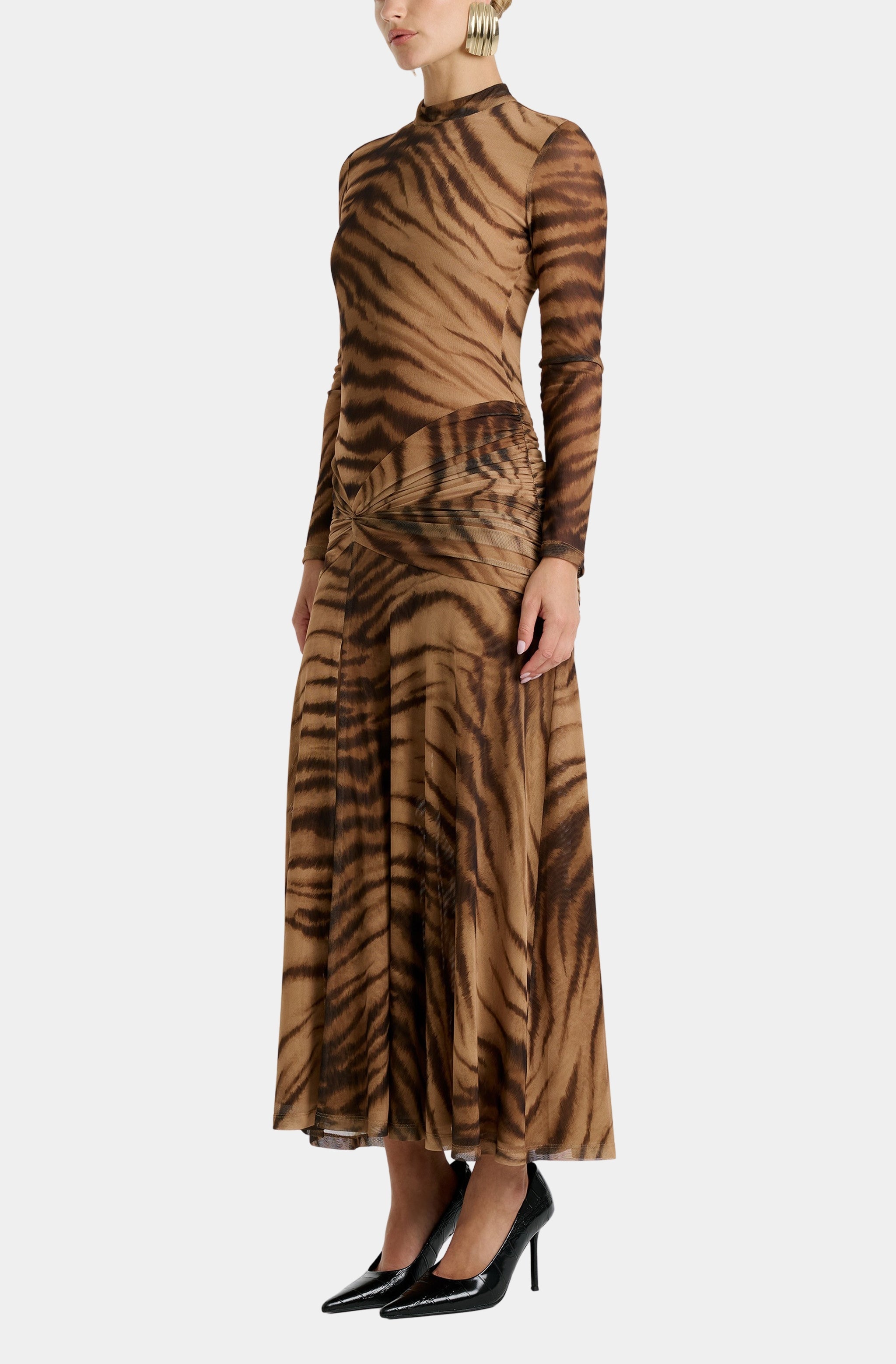 PRE ORDER: Lea Printed Mesh Dress